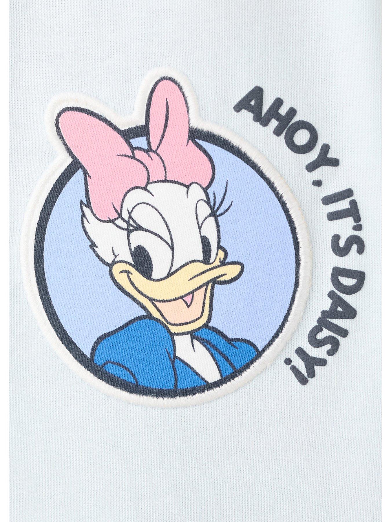 Image 4 of 4 of Mango Girls Daisy Duck Short Sleeve T-Shirt - Light Blue