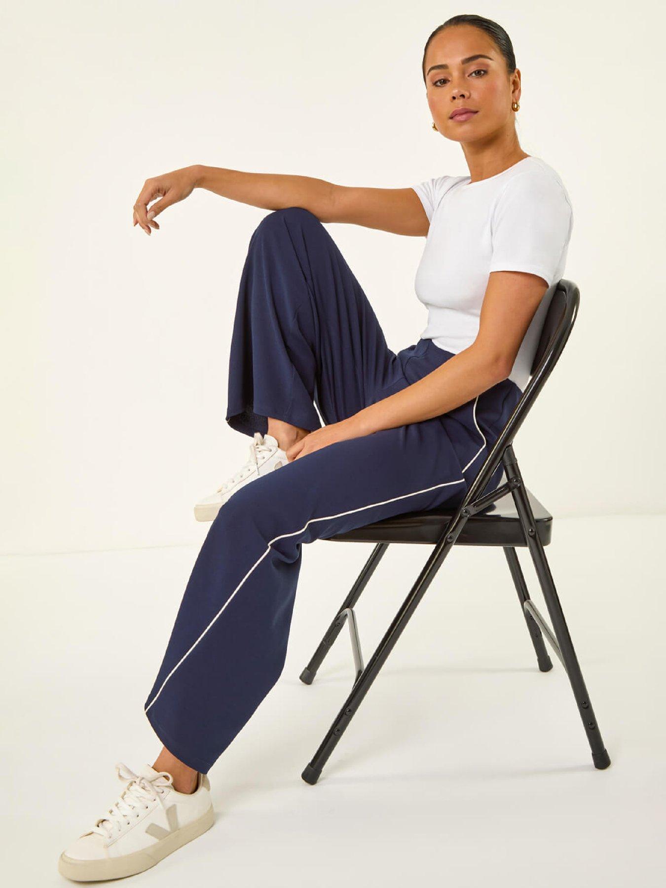 roman-petite-side-seam-stretch-trouser-navyfront