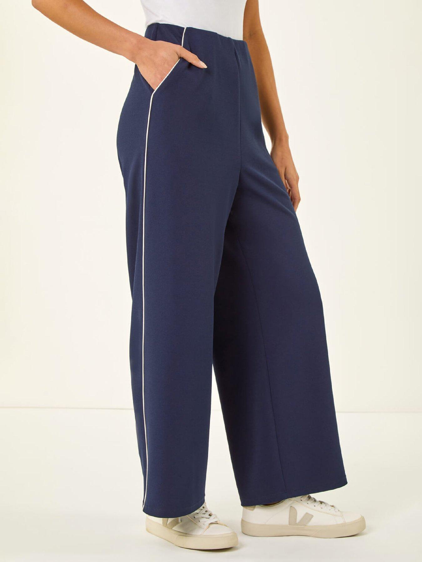 roman-petite-side-seam-stretch-trouser-navyoutfit