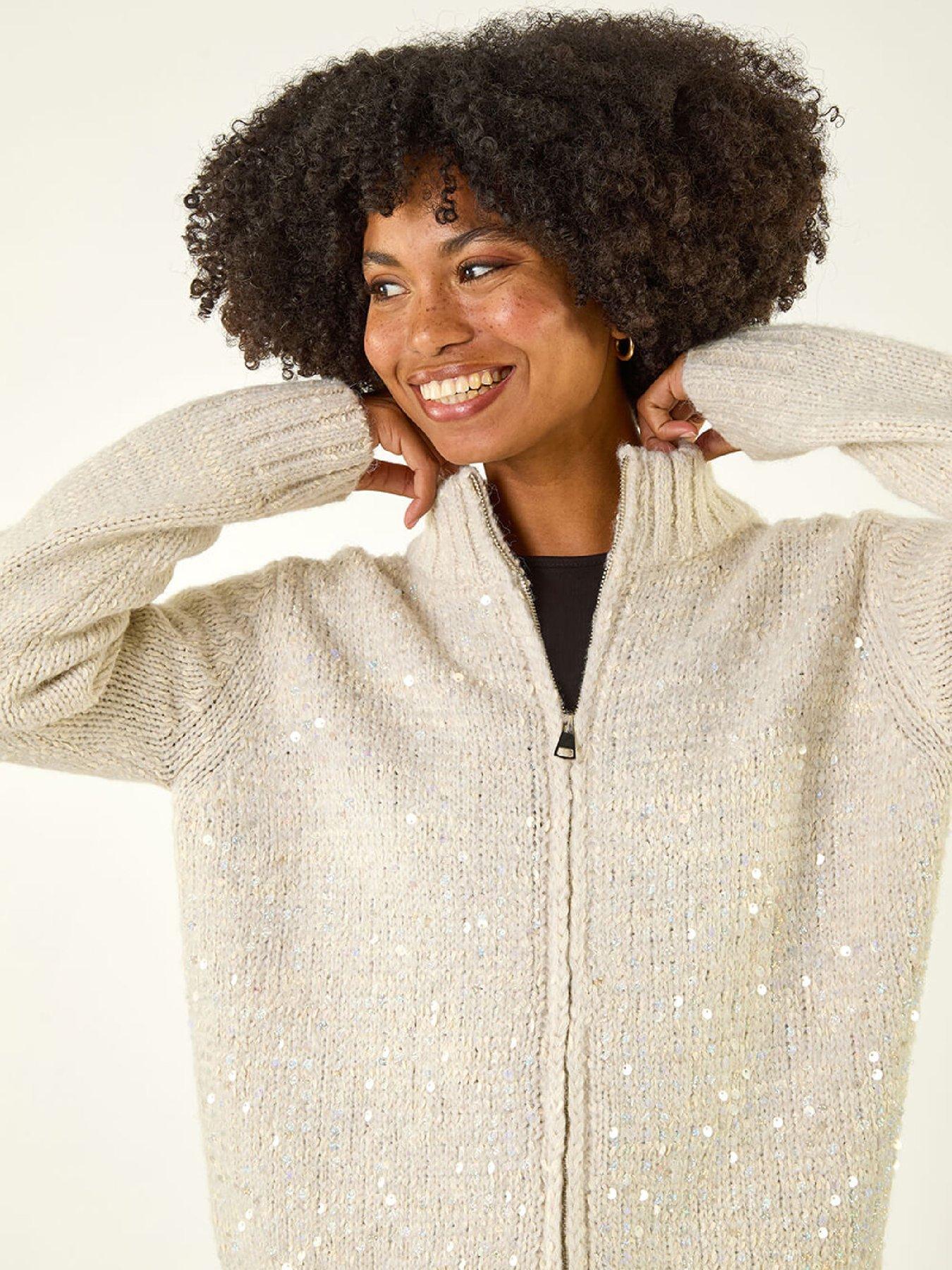 roman-sequin-zip-knit-cardigan-light-greyoutfit