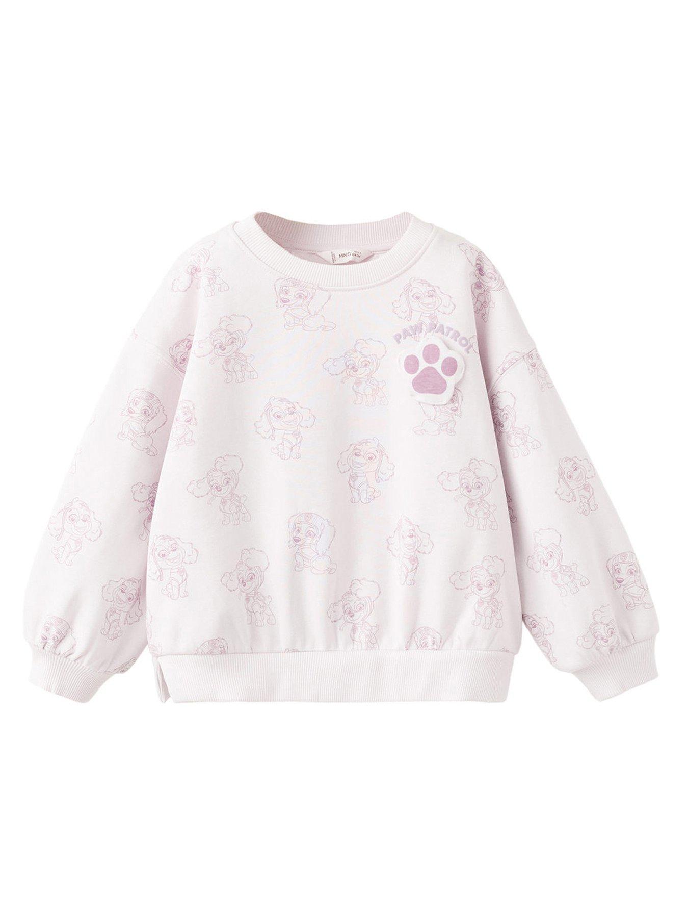 Image 2 of 6 of Mango Younger Girls Paw Patrol Sweatshirt - Purple