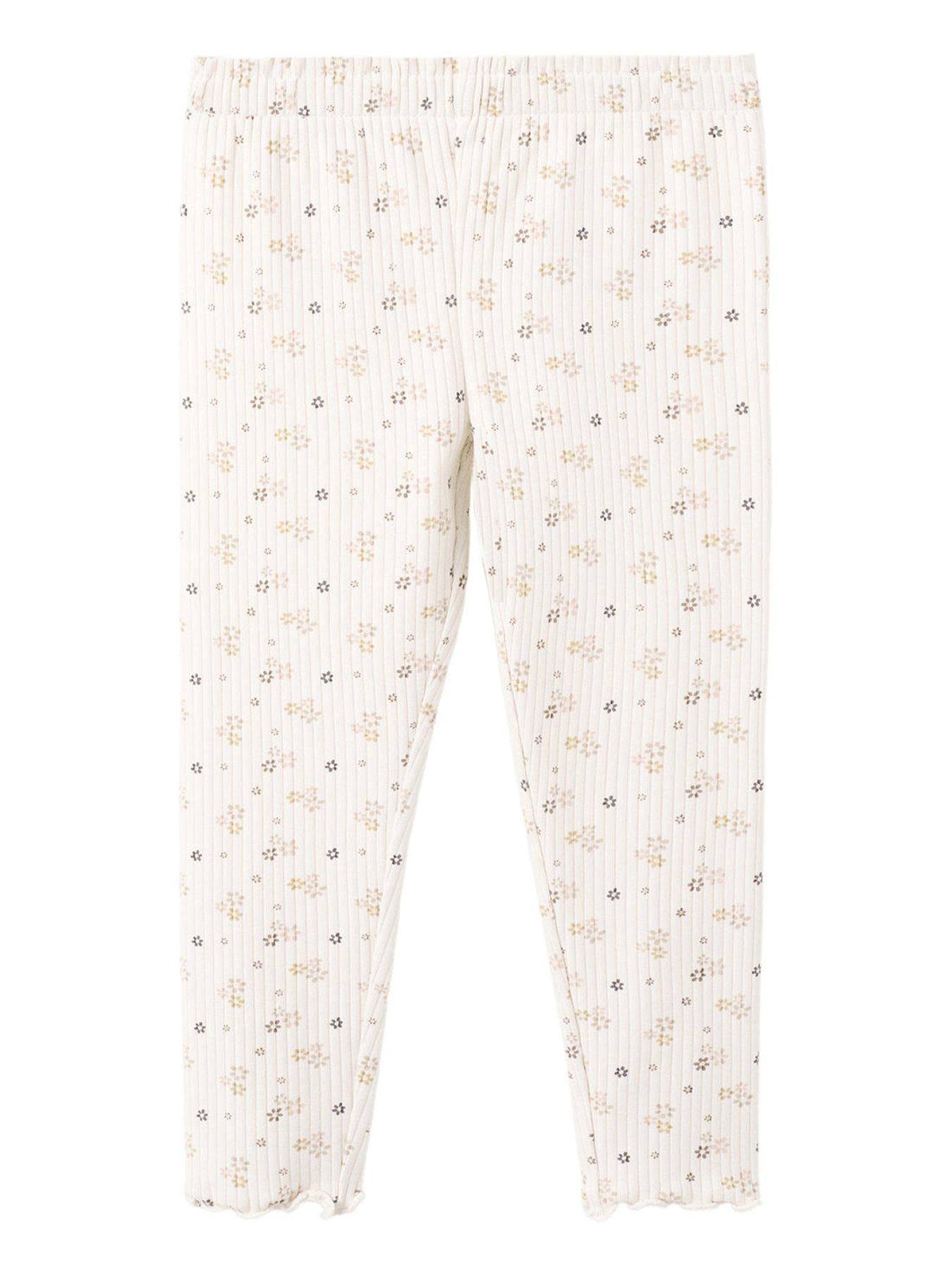 mango-younger-girls-daisy-print-leggings-creamfront