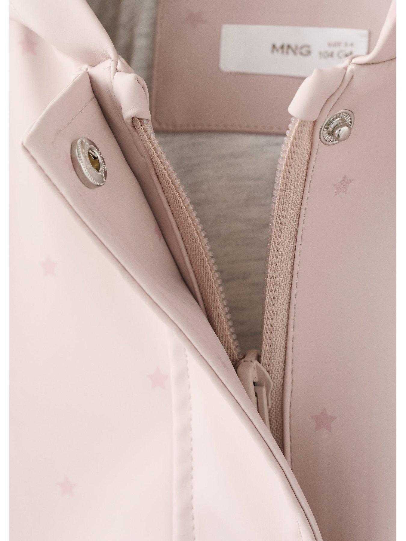 mango-younger-girls-daisy-print-rain-mac-pinkdetail