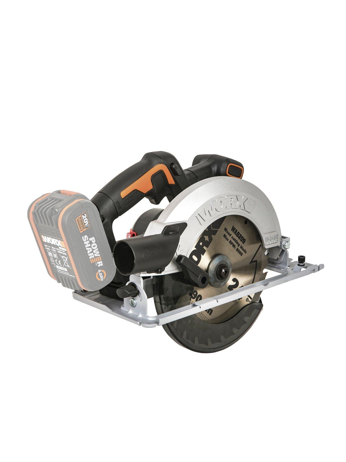 Image 3 of 7 of Worx 20V PowerShare 190mm Cordless Brushless Circular Saw - Tool Only