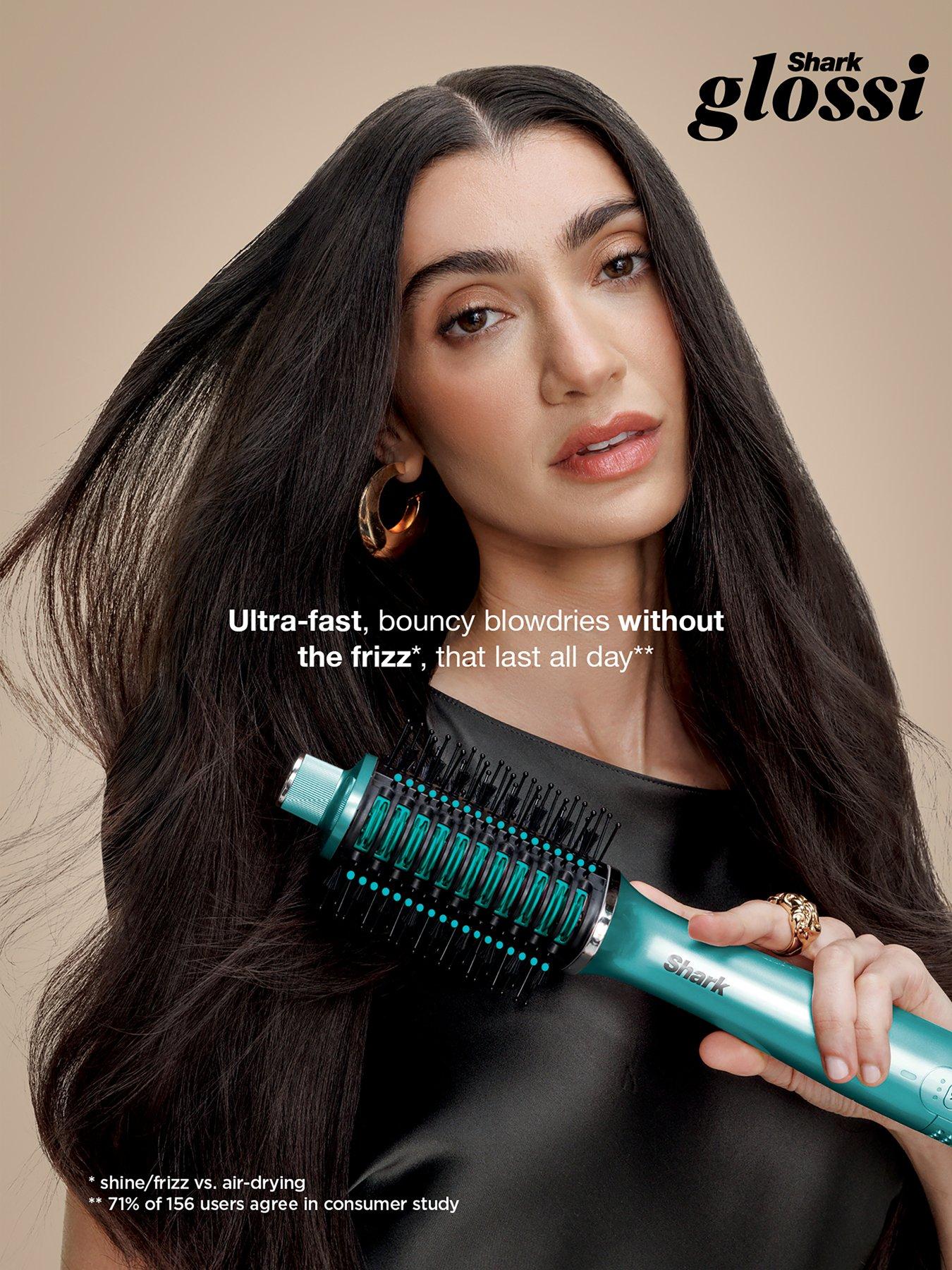 Image 2 of 7 of Shark Glossi Hot Brush, 2-in-1, Juniper HT302UKTL