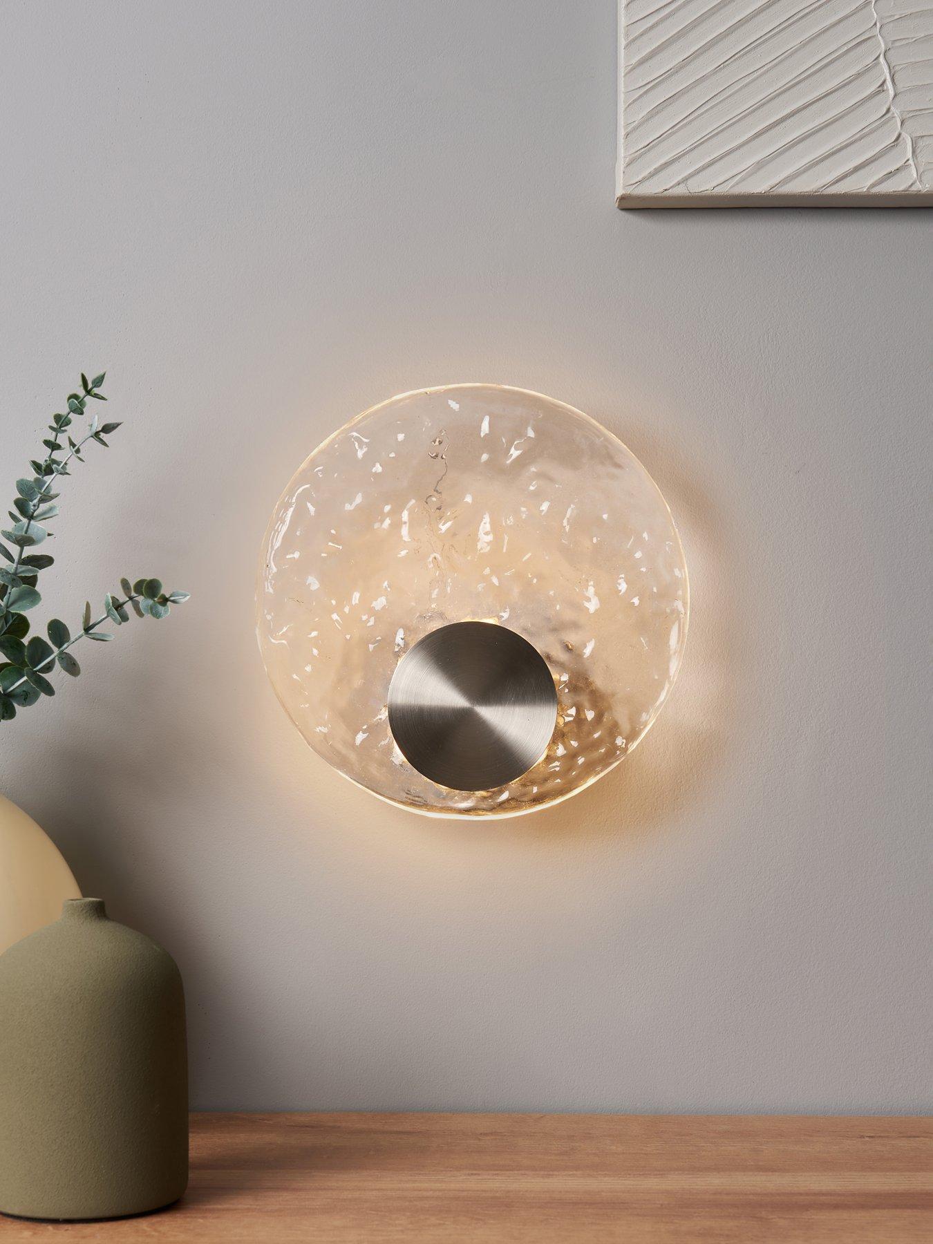 The Very Collection Wavy Glass Wall Light