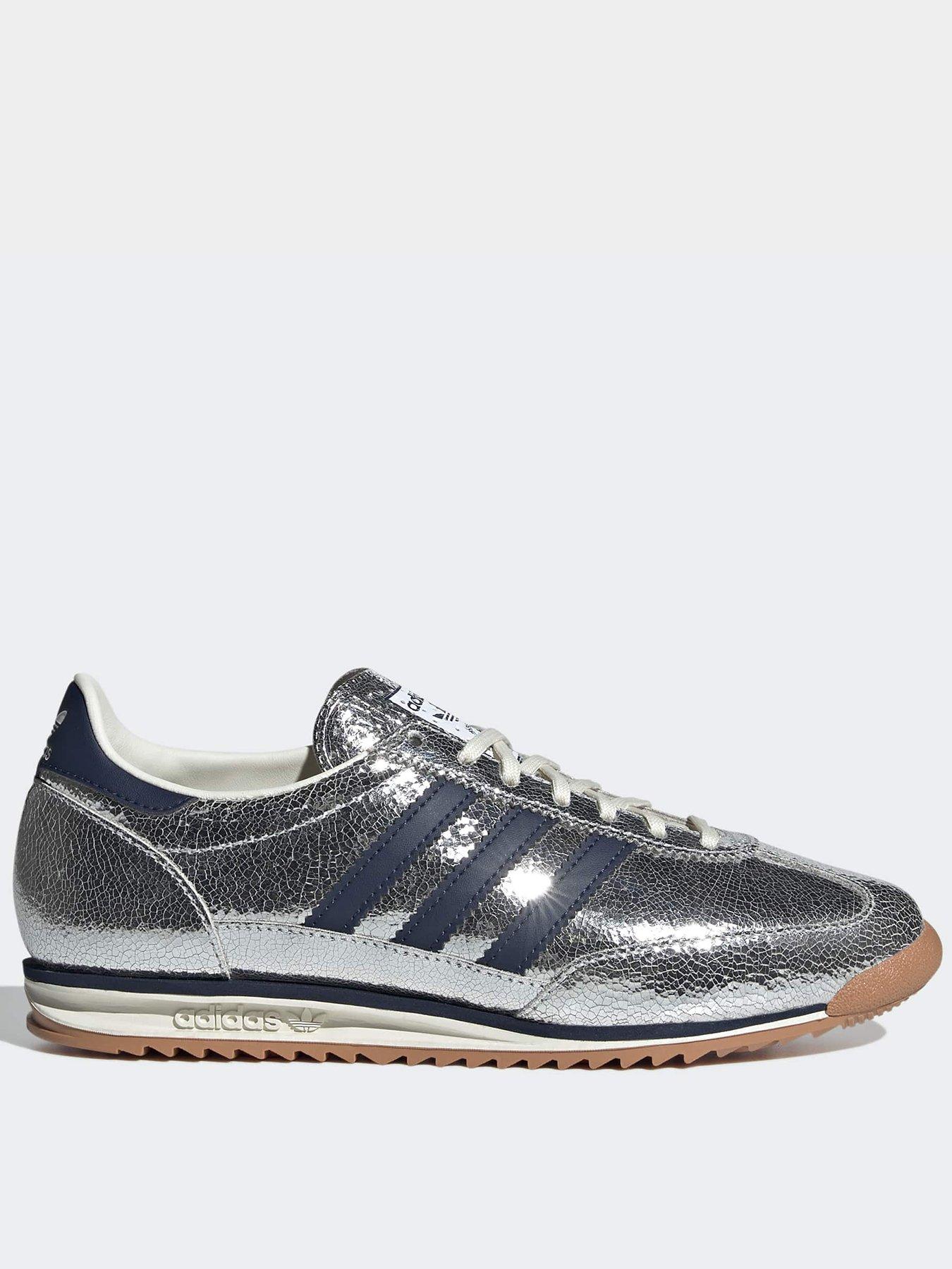 adidas-womens-sl-72-trainers-silverfront