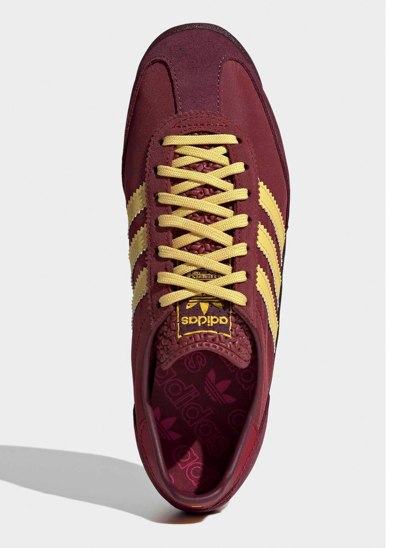adidas-originals-womens-sl-72-trainers-burgundydetail