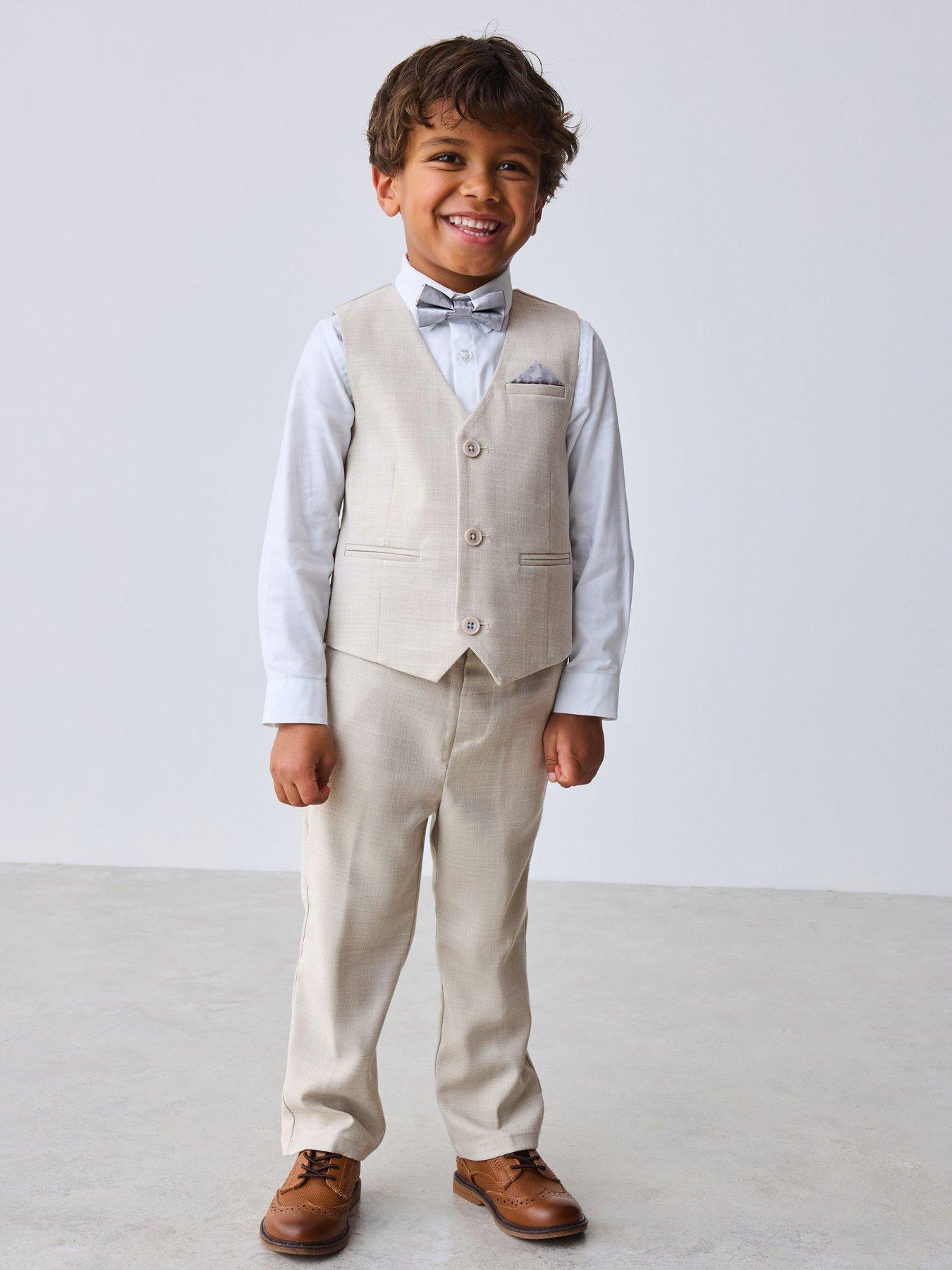 ted-baker-boys-long-sleeved-waistcoat-set-beigefront