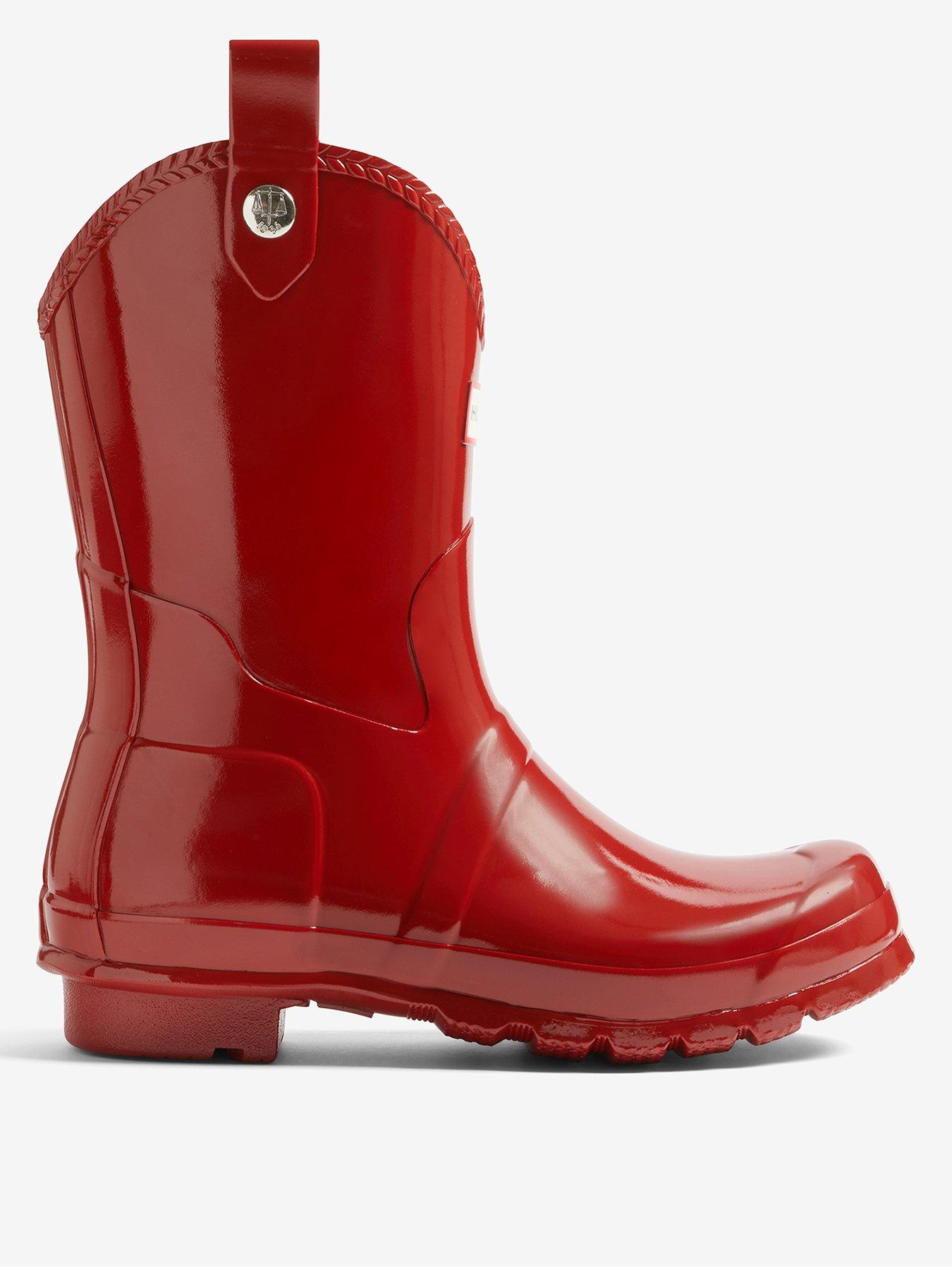 Image 1 of 4 of Hunter womens original gloss cowboy boot