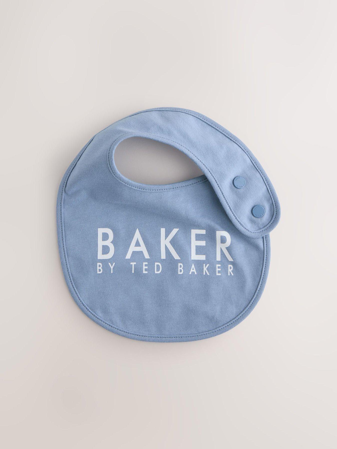 Image 2 of 7 of Ted Baker Baby Boys 2-Pack Bibs - Blue