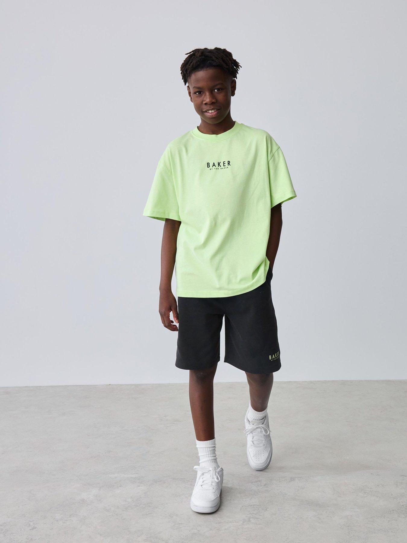 Ted Baker Boys Short Sleeve T-Shirt  &  Shorts Set - Green