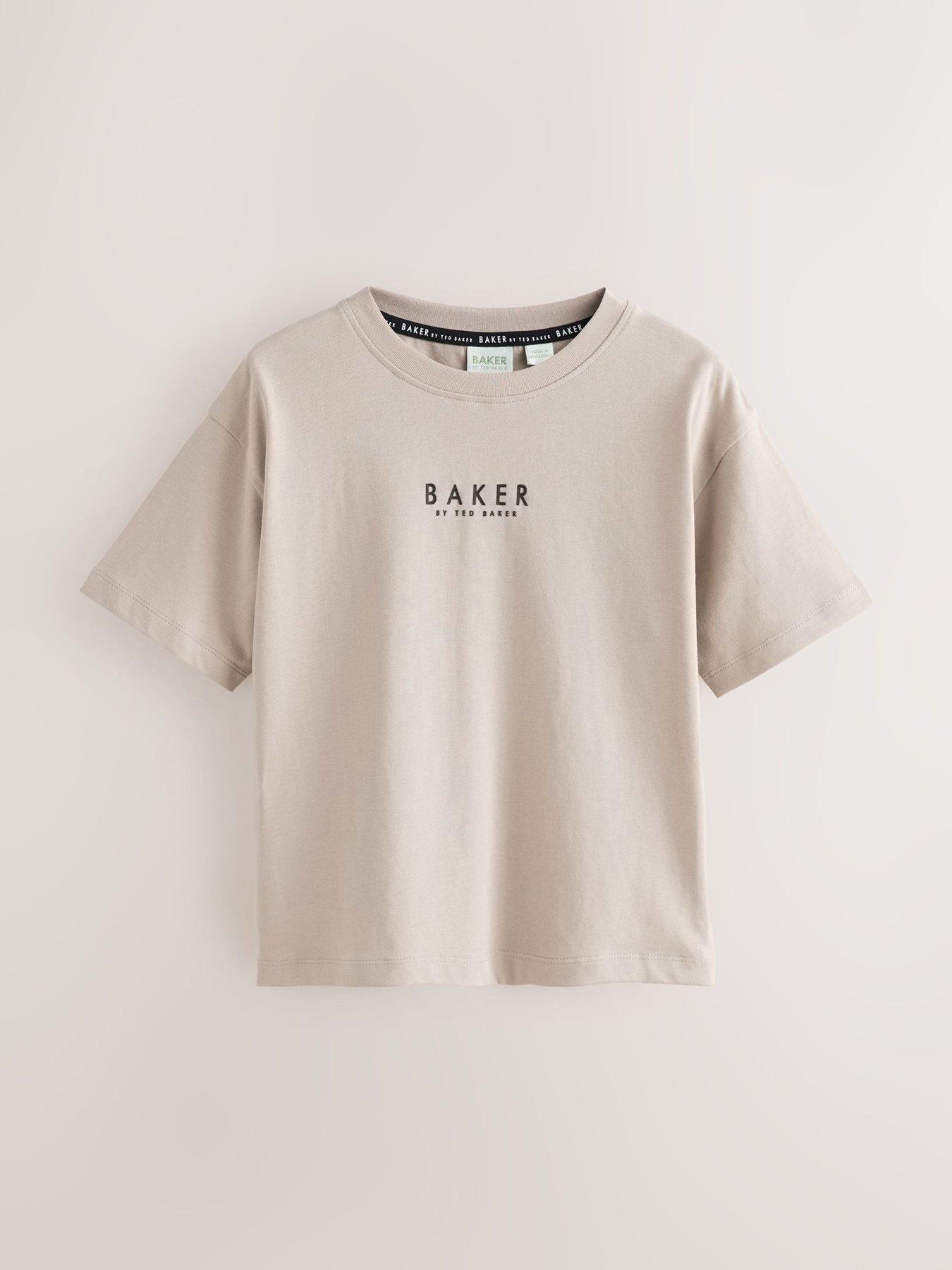 Image 3 of 6 of Ted Baker Older Boys Logo 3 Pack T-Shirts - Neutrals