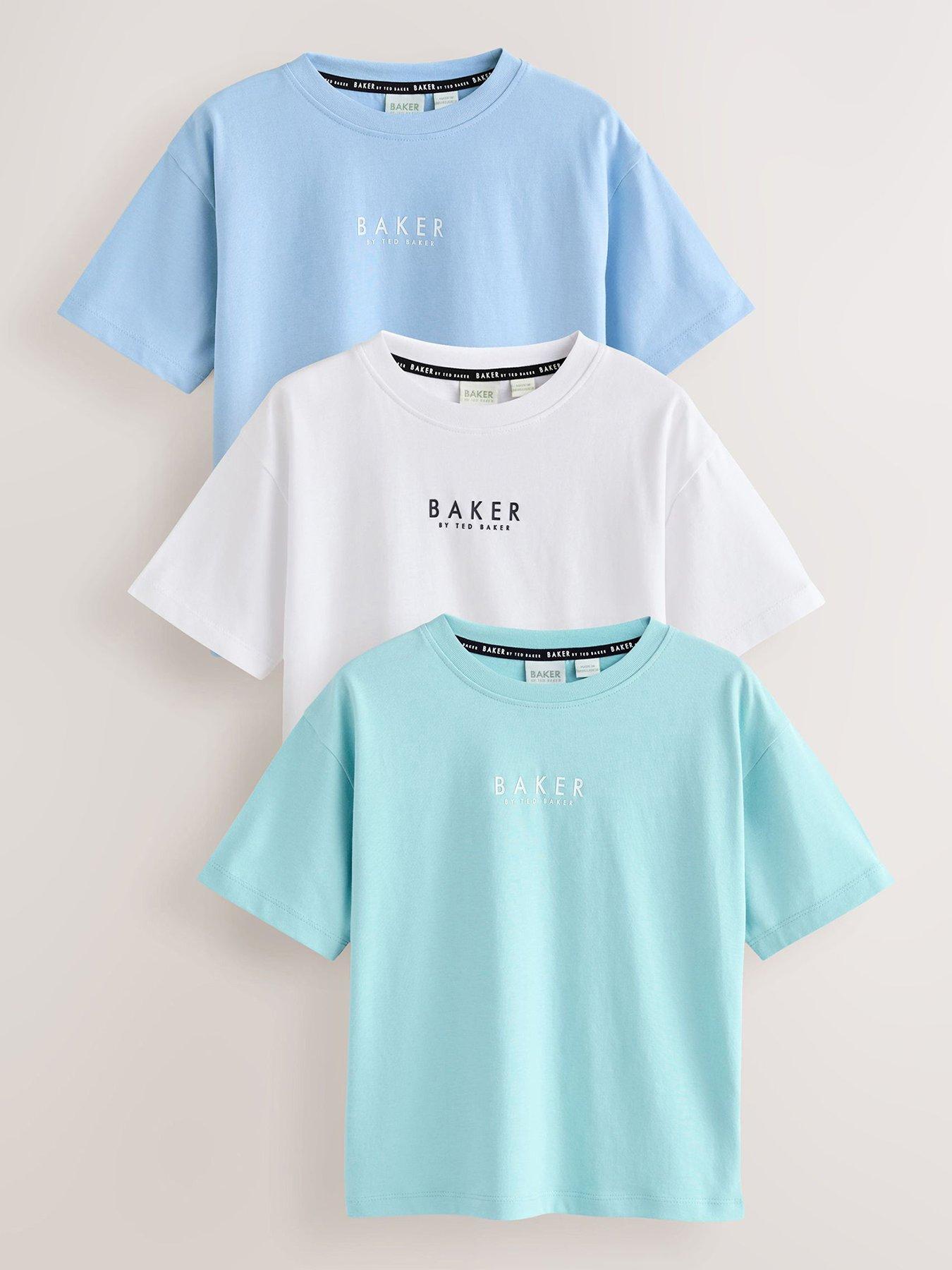 Ted Baker Older Boys Logo 3 Pack T-Shirts - Multi