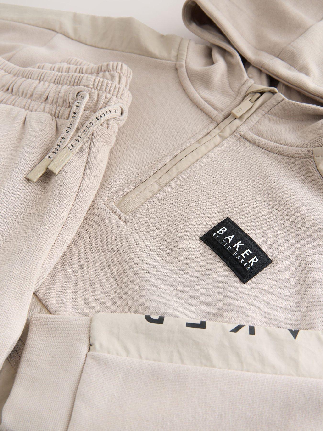 ted-baker-older-boys-funnel-hoodie-set-beigeoutfit