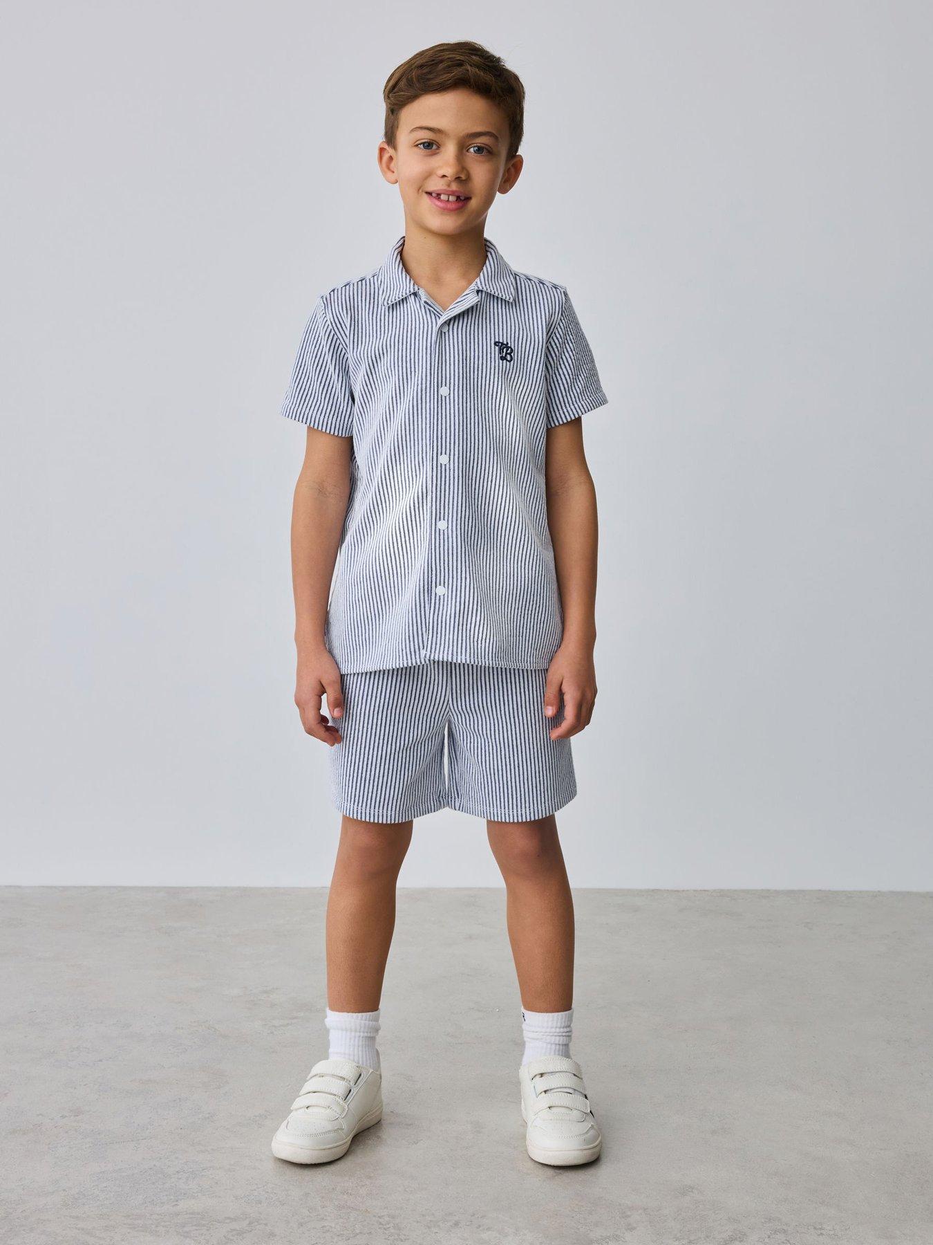 ted-baker-younger-boys-striped-short-sleeve-shirt-amp-shorts-set-blue-stripe