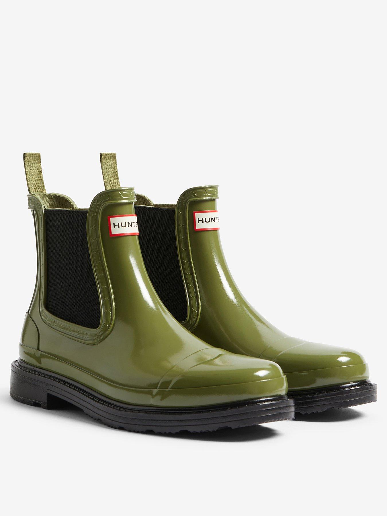 Image 2 of 4 of Hunter womens chelsea commando gloss boot