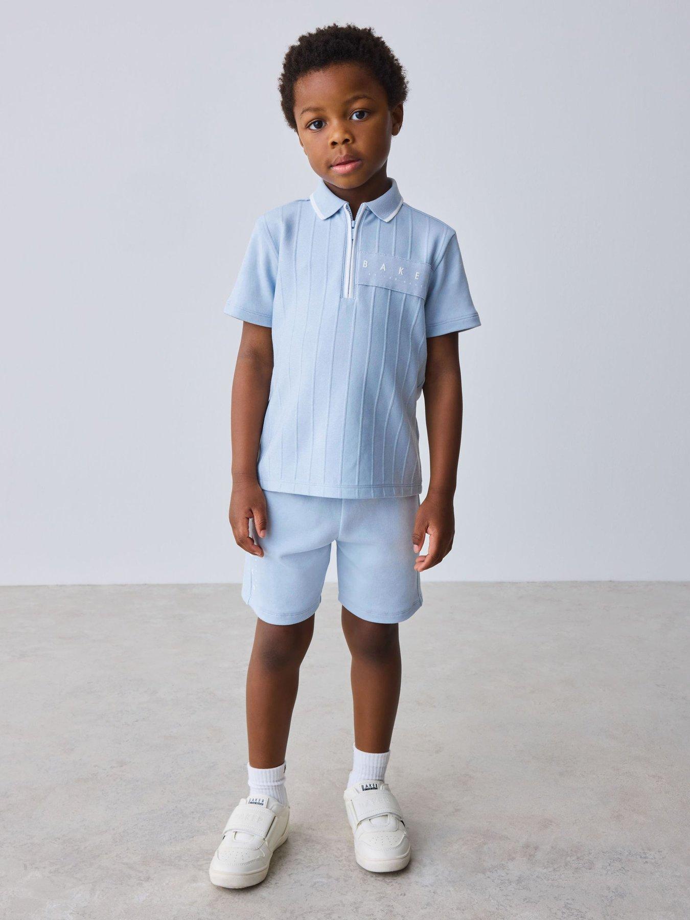 ted-baker-younger-boys-textured-polo-shirt-shorts-set-light-blue
