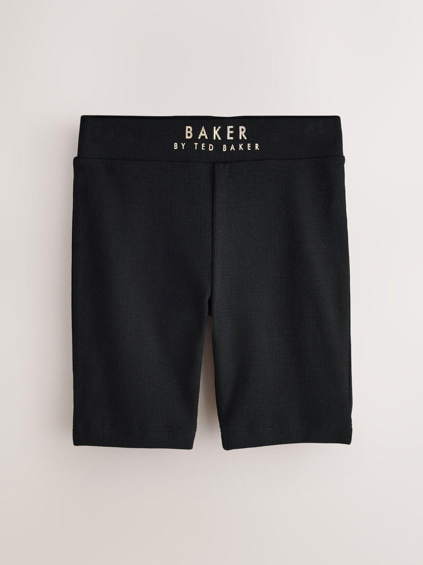Image 5 of 7 of Ted Baker Older Girls 3 Pack Logo Cycle Shorts - Multi