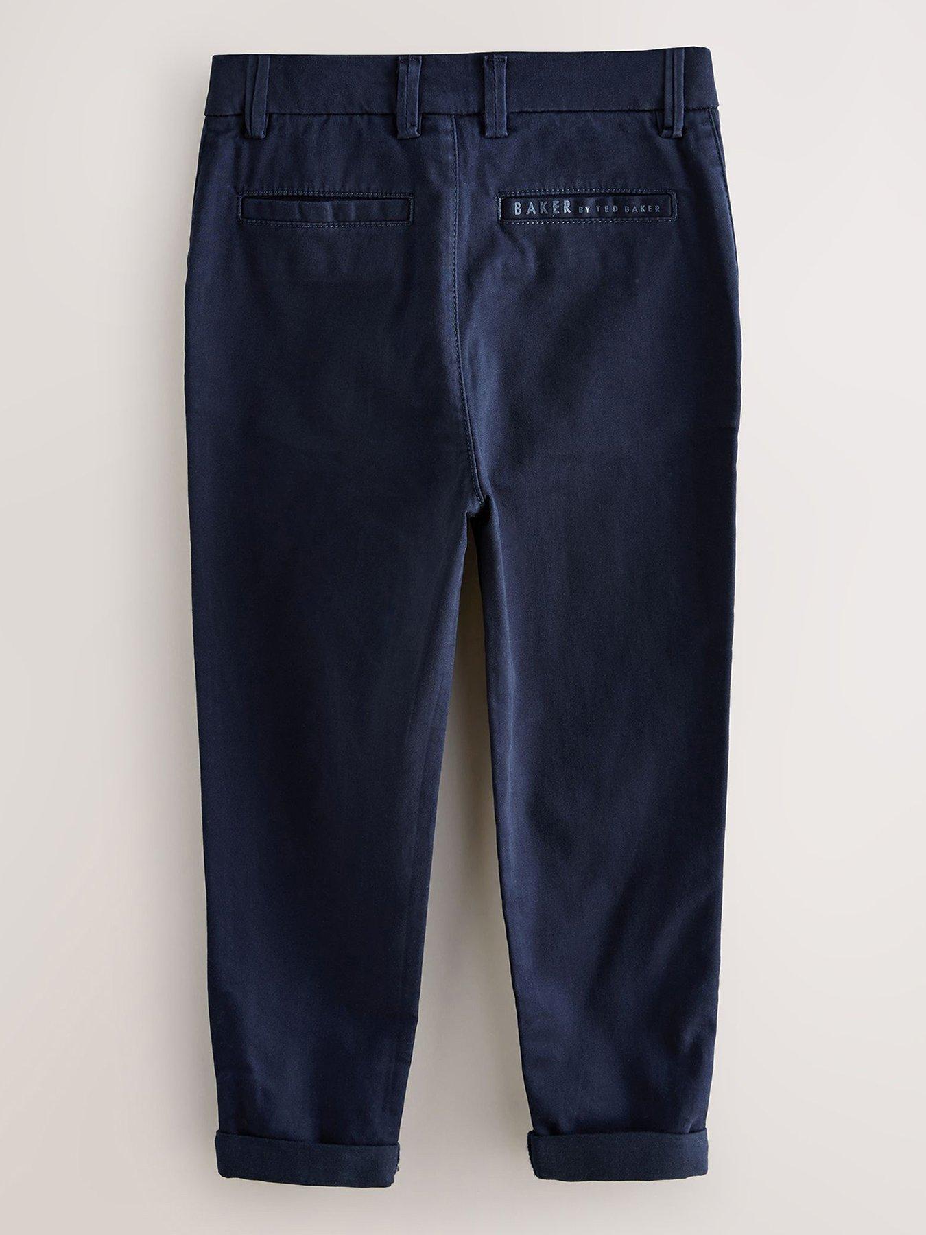 Image 2 of 5 of Ted Baker Boys Chino Trousers - Navy