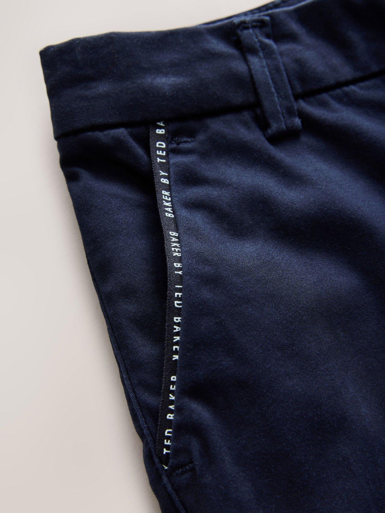 Image 3 of 5 of Ted Baker Boys Chino Trousers - Navy