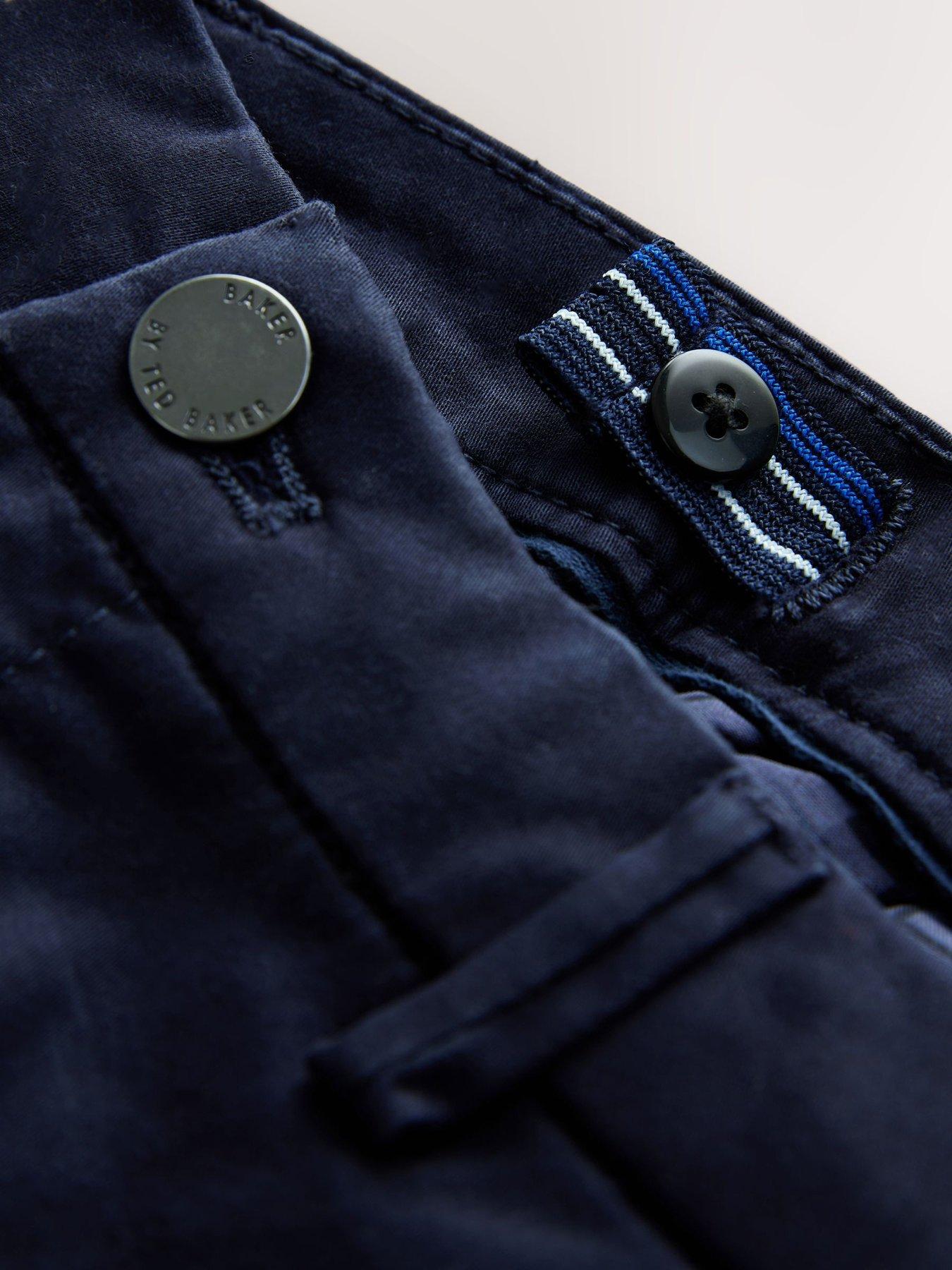 Image 4 of 5 of Ted Baker Boys Chino Trousers - Navy