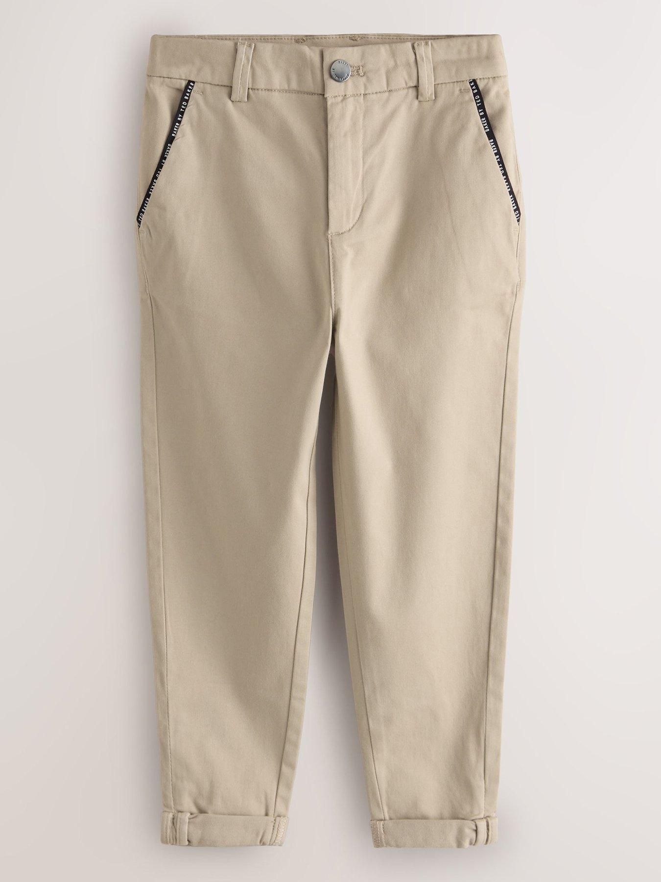 ted-baker-younger-boys-chino-trousers-beigefront