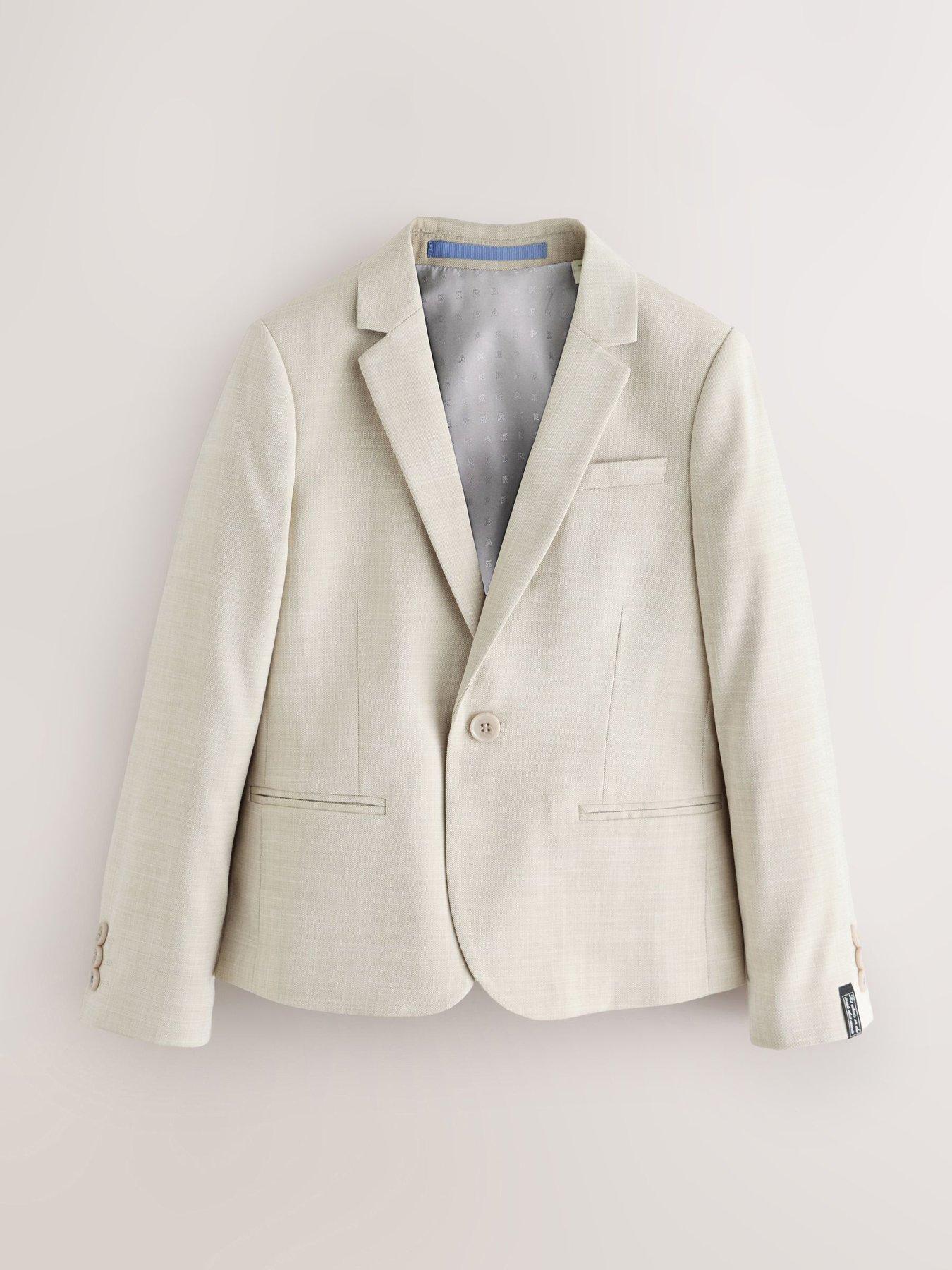 Image 6 of 7 of Ted Baker Boys Suit Jacket - Beige