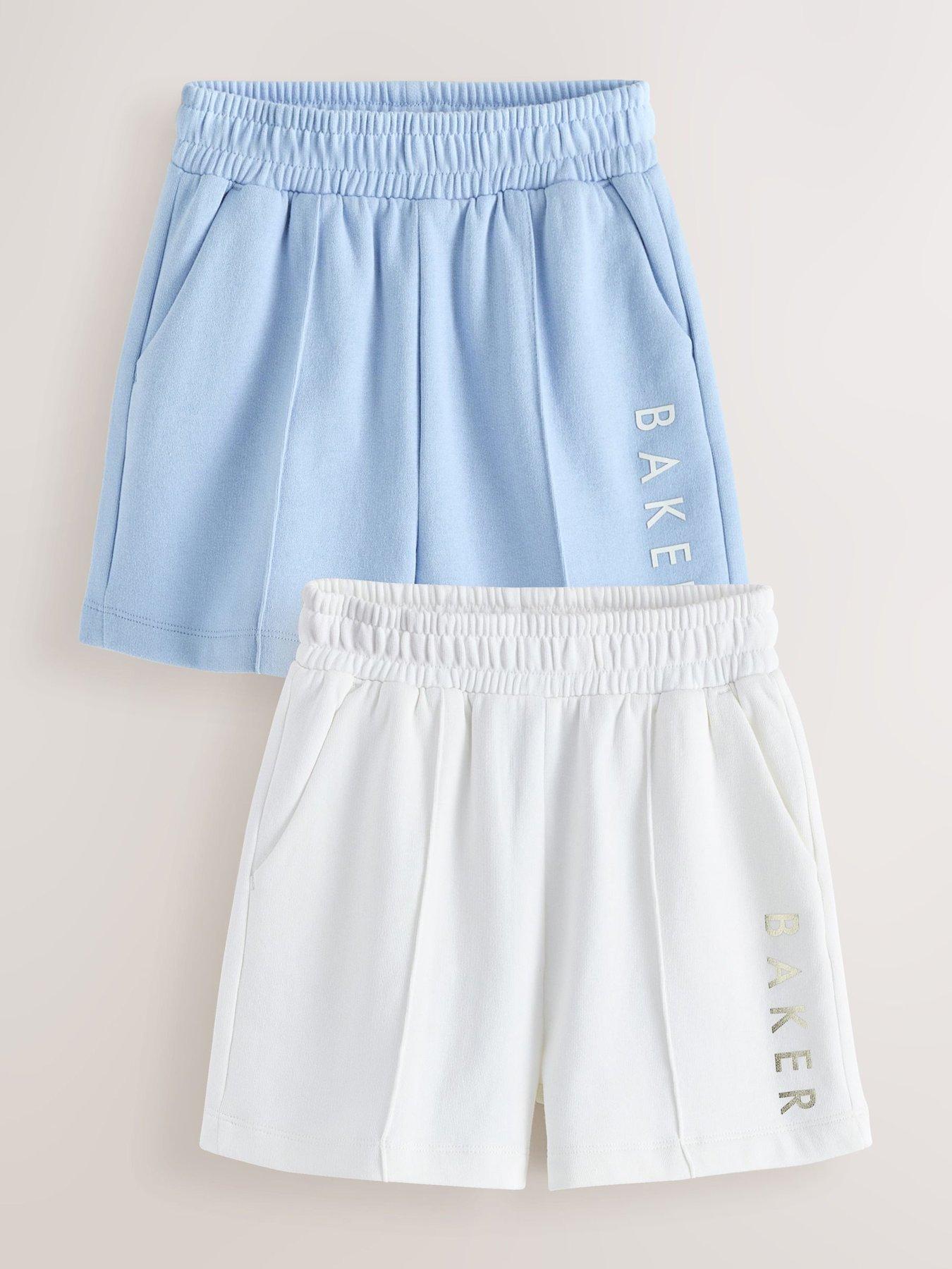 Image 4 of 6 of Ted Baker Older Girls 2 Pack Logo Shorts - Multi