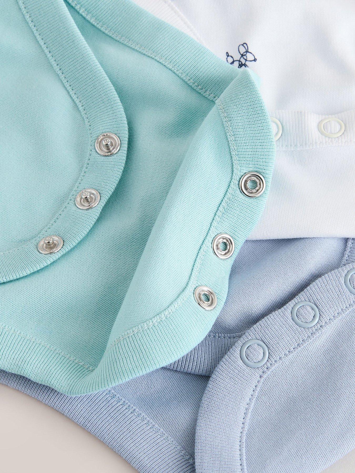 Image 5 of 6 of Ted Baker Baby Boys 3 Pack Bodysuits - Multi