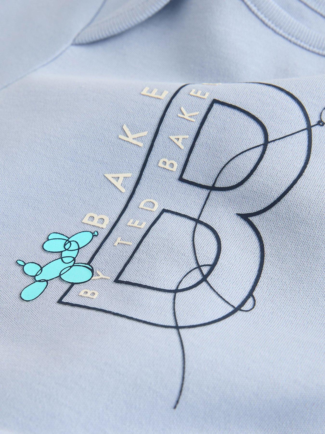 Image 6 of 6 of Ted Baker Baby Boys 3 Pack Bodysuits - Multi