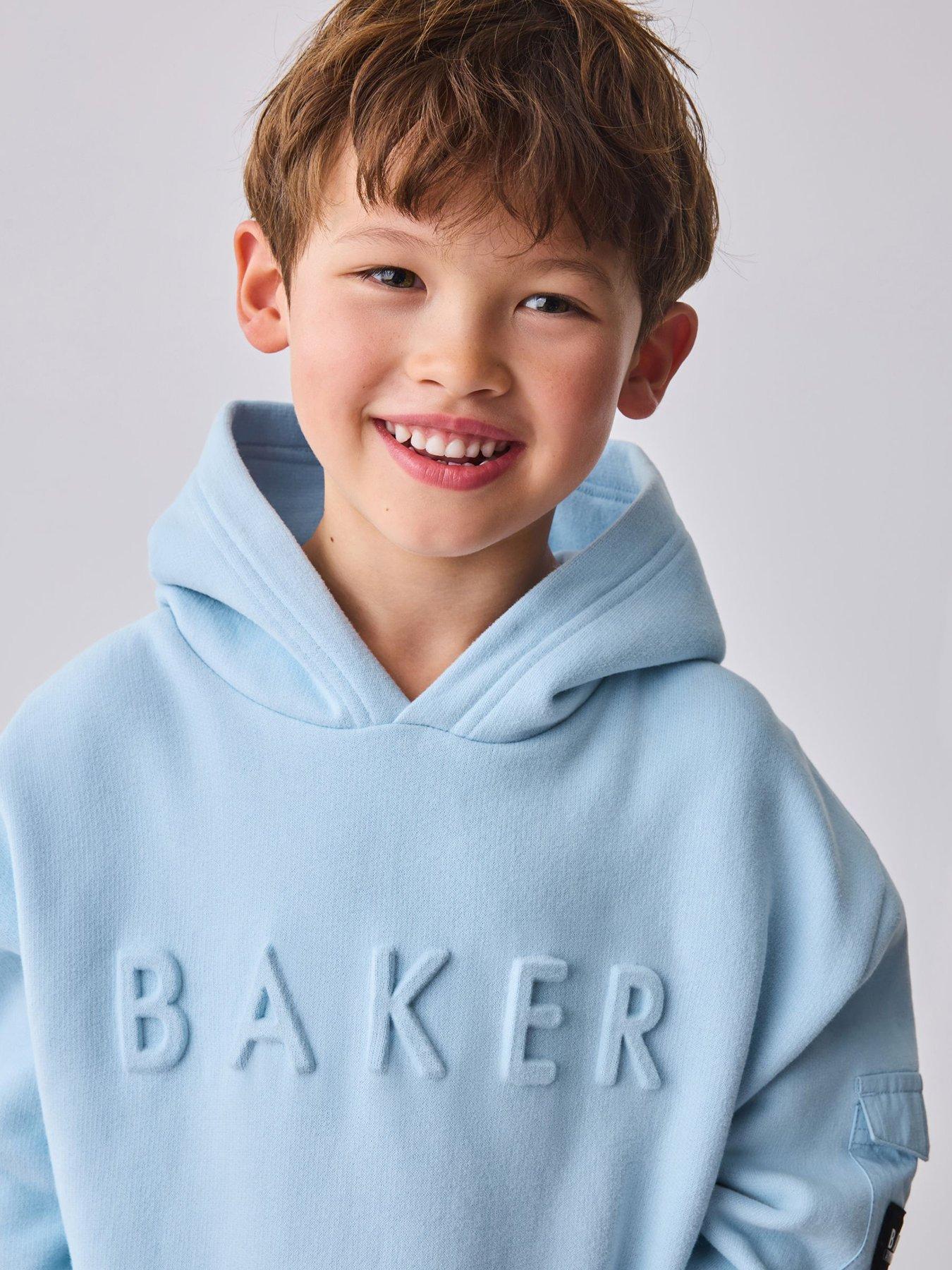 ted-baker-younger-boys-embossed-long-sleeved-hoodie-light-bluefront