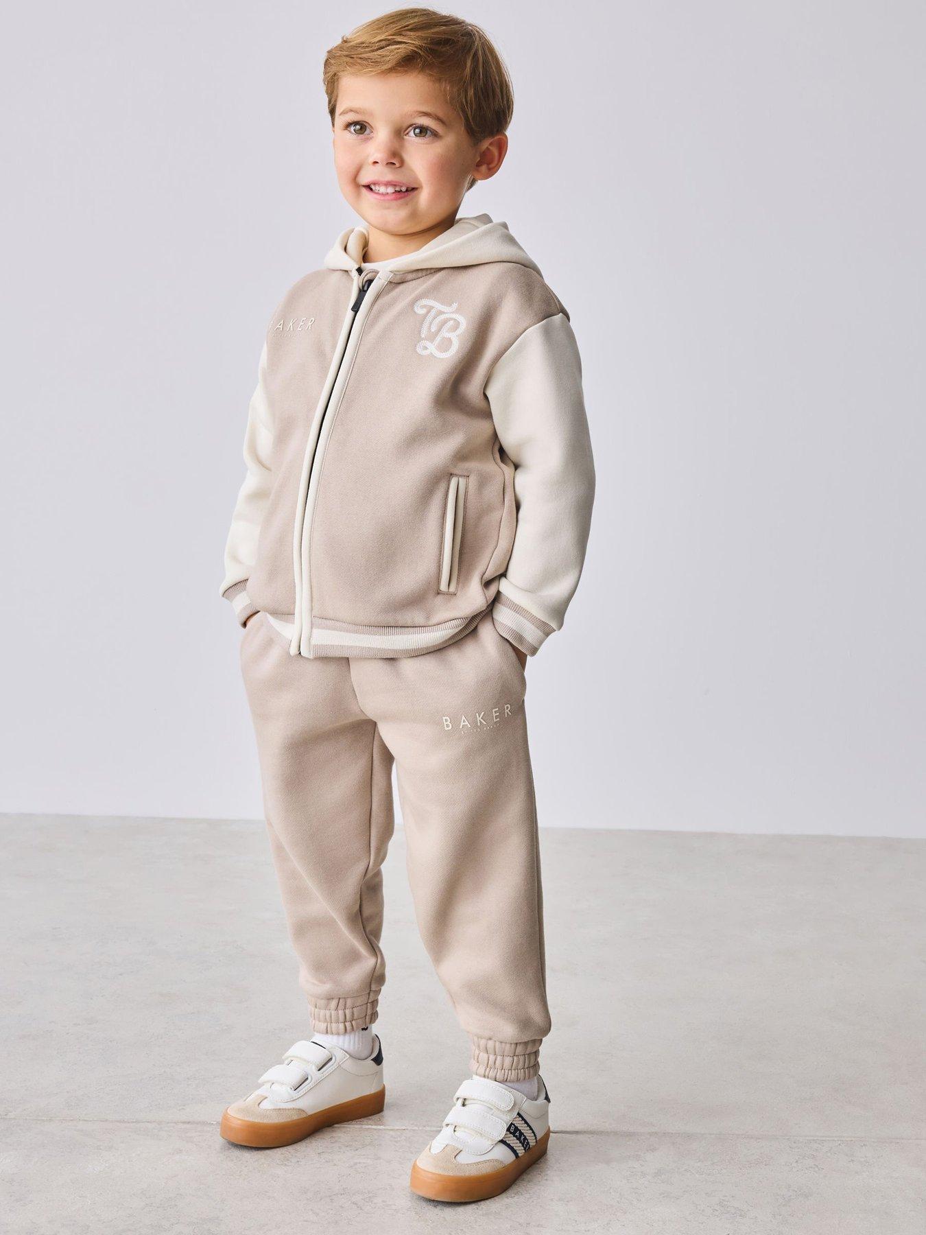 Ted Baker Younger Boys Varsity 3 Piece Set - Beige