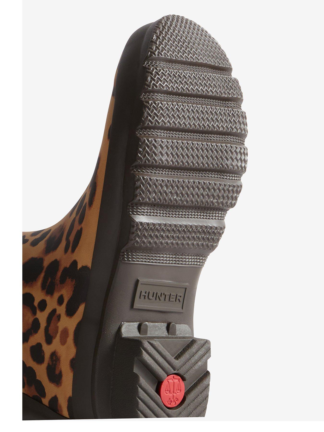 Image 4 of 4 of Hunter Original Tall Boots - Leopard Print