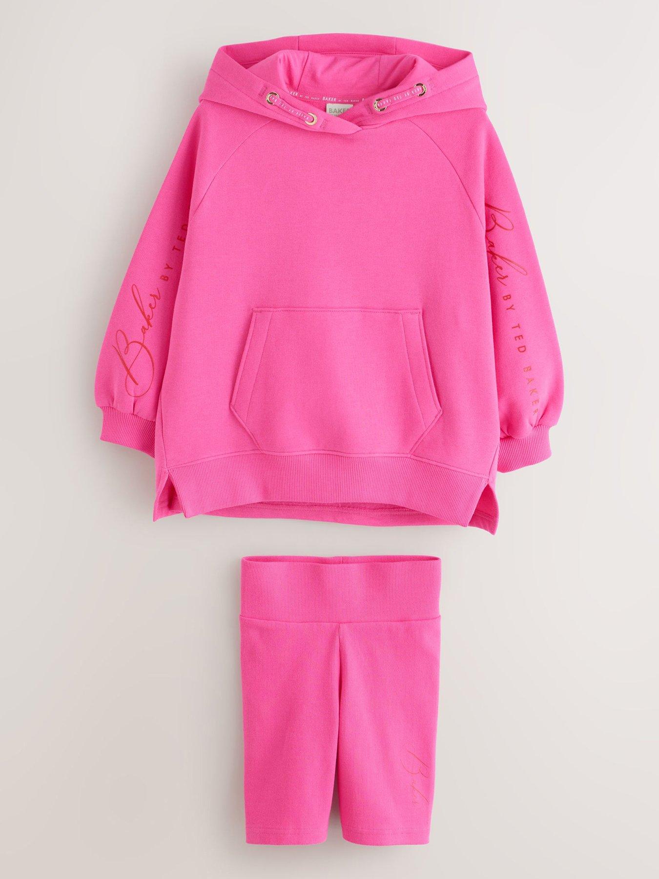 Ted Baker Older Girls Logo Hoodie Set - Pink