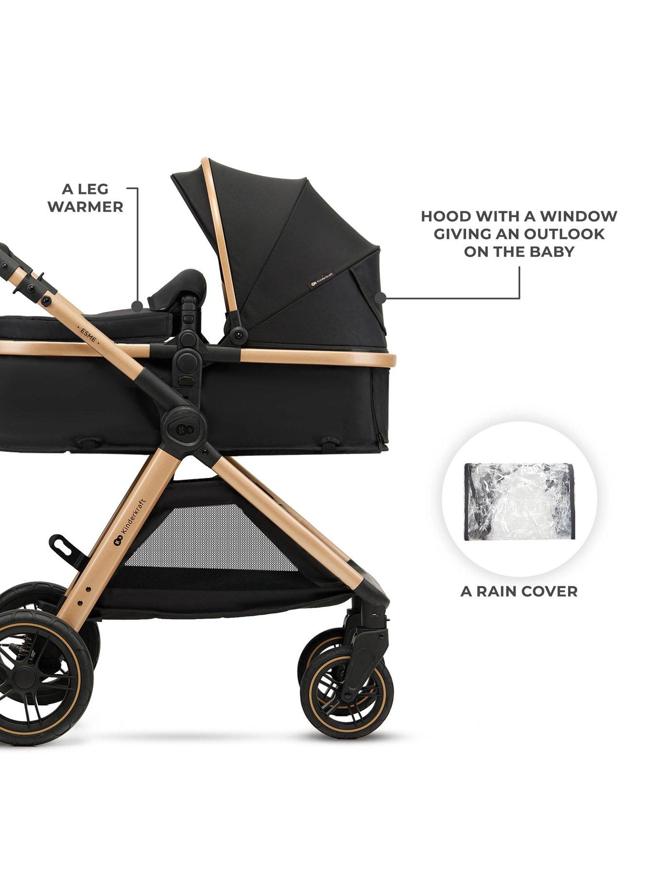 Image 6 of 8 of Kinderkraft ESME PRO 3-in-1 Travel System - Black