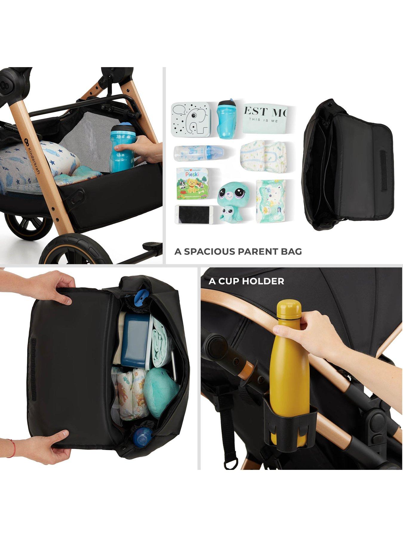 Image 7 of 8 of Kinderkraft ESME PRO 3-in-1 Travel System - Black