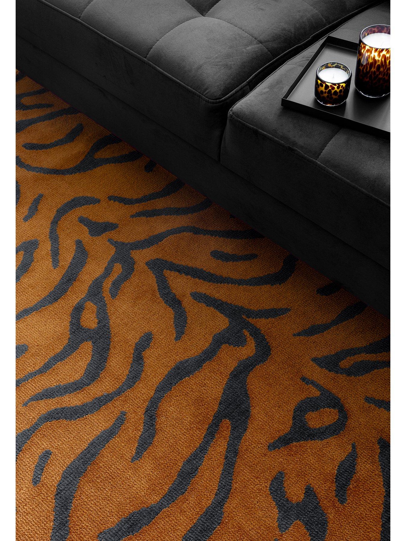 Image 3 of 7 of Asiatic Wilder Tiger Rug - Taupe