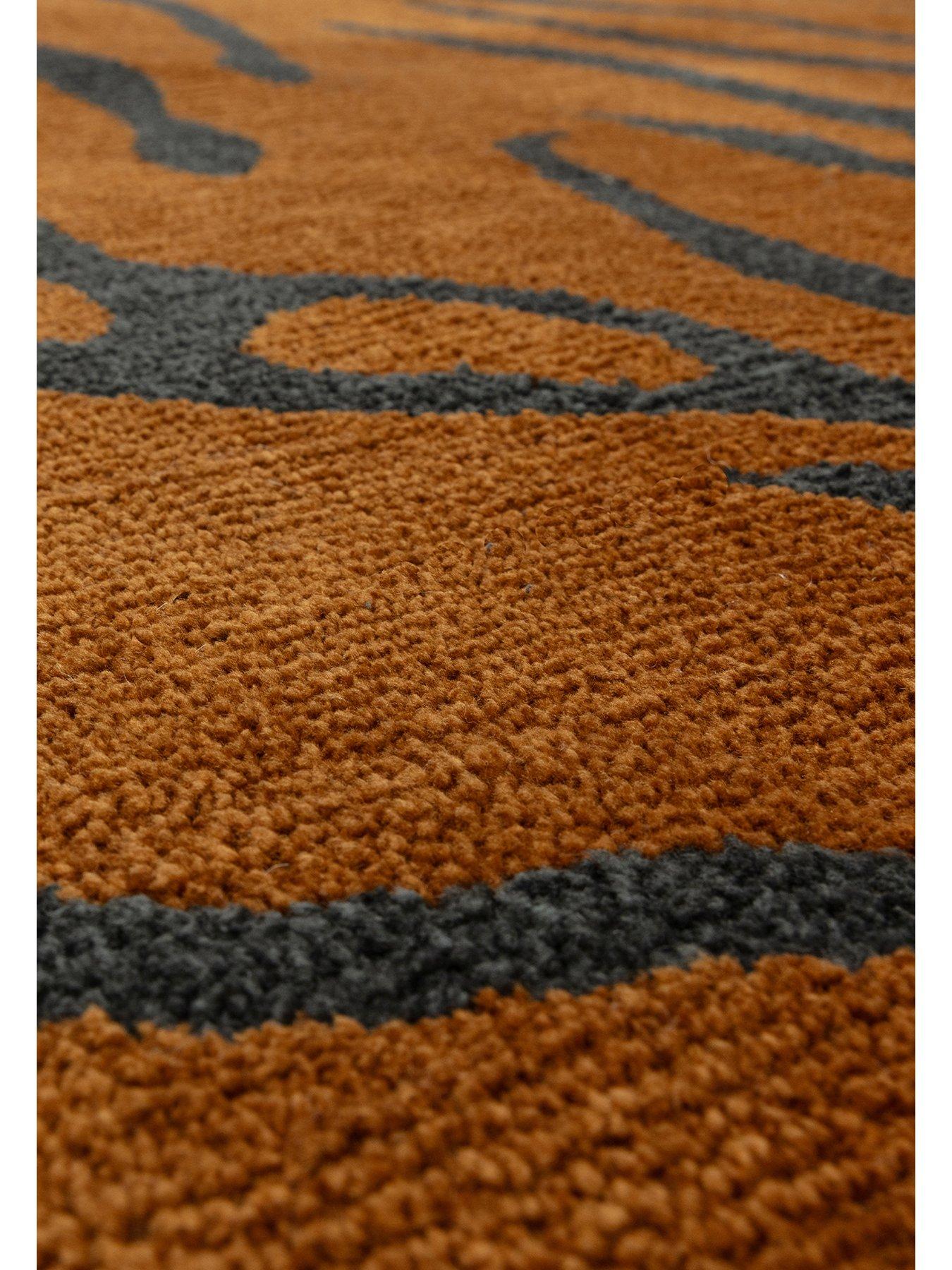 Image 6 of 7 of Asiatic Wilder Tiger Rug - Taupe
