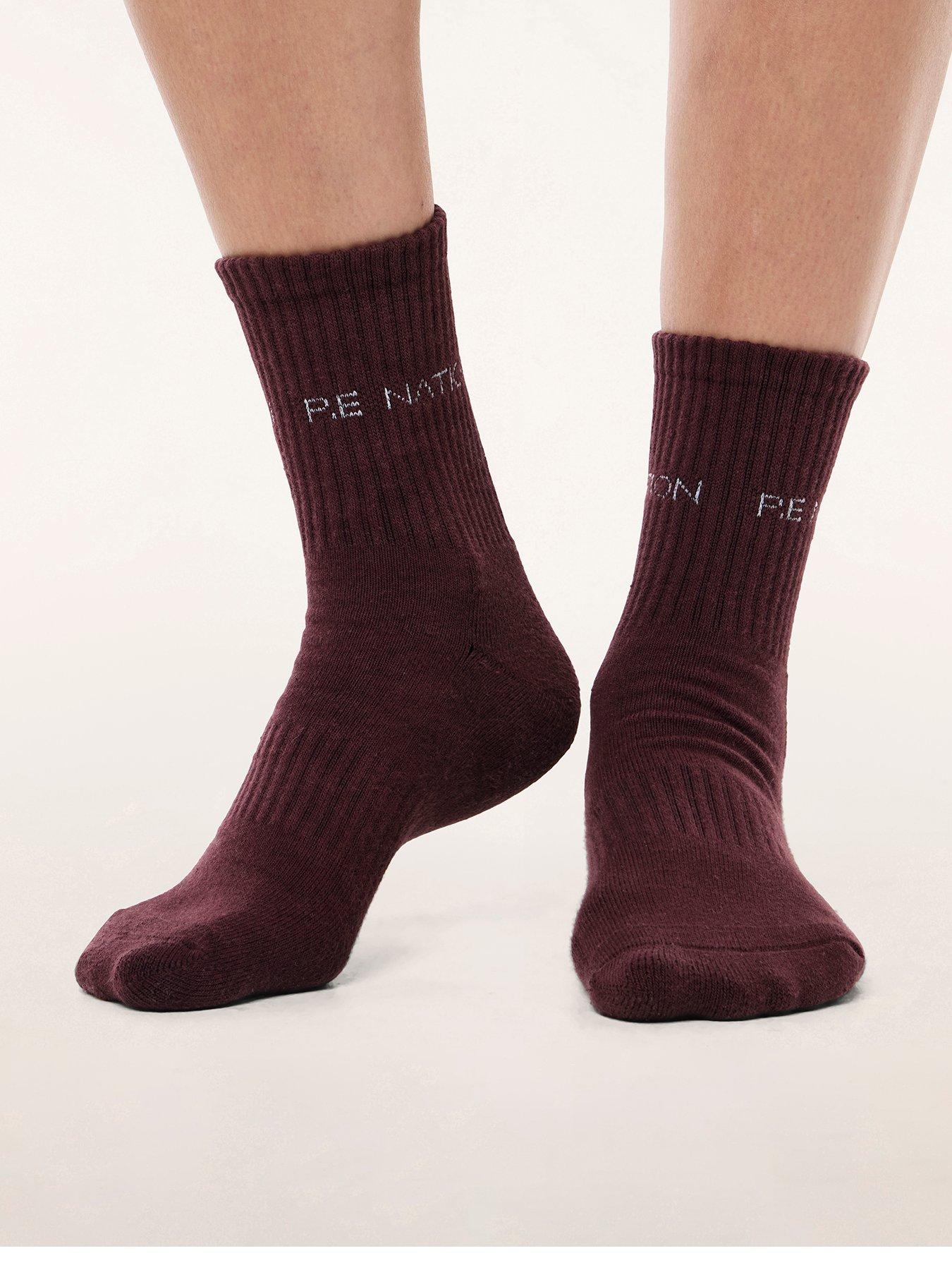 Image 1 of 3 of P.E Nation Womens Training Signature Socks - Red