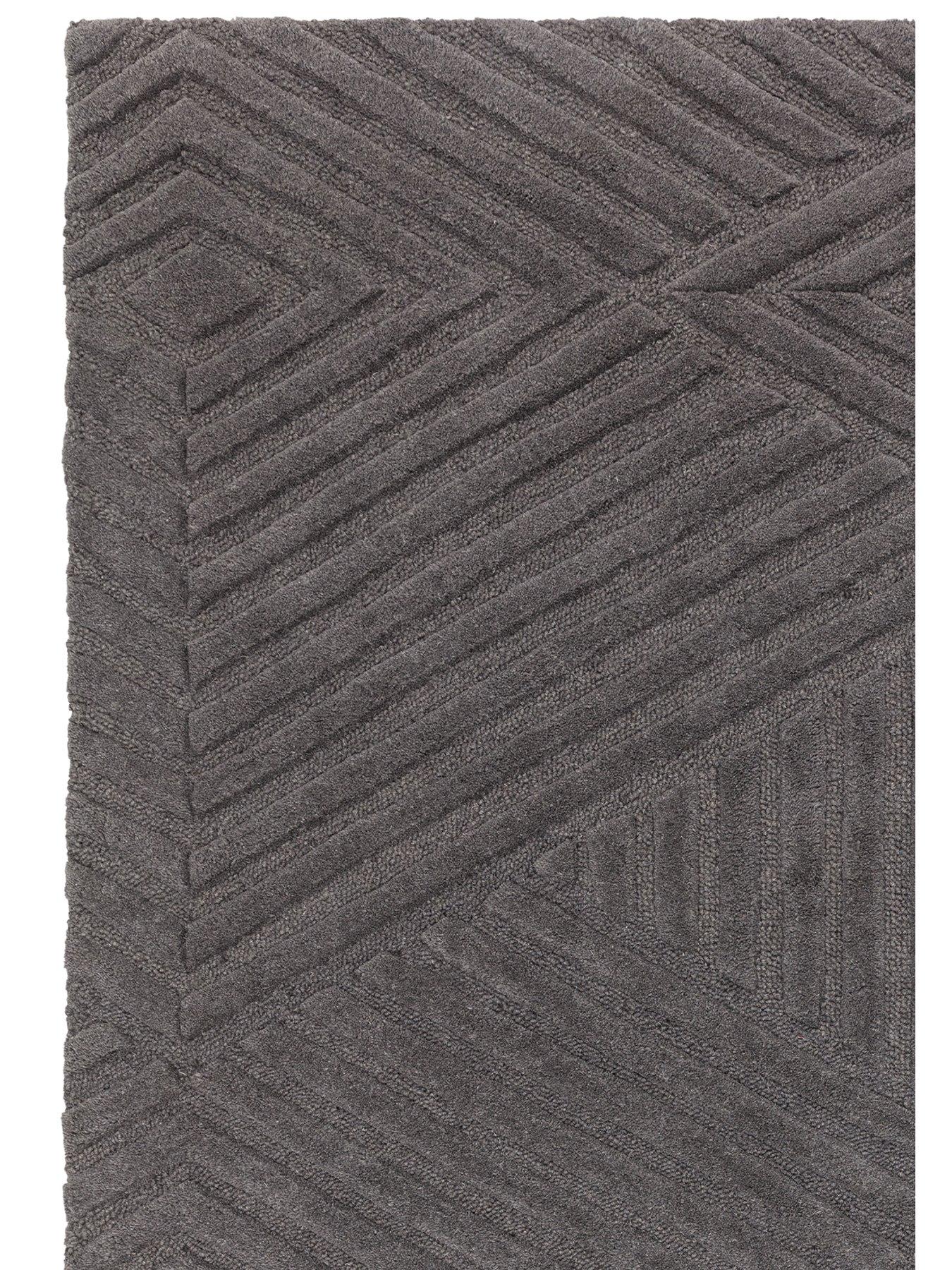 Image 4 of 6 of Asiatic Hague Rug - Charcoal