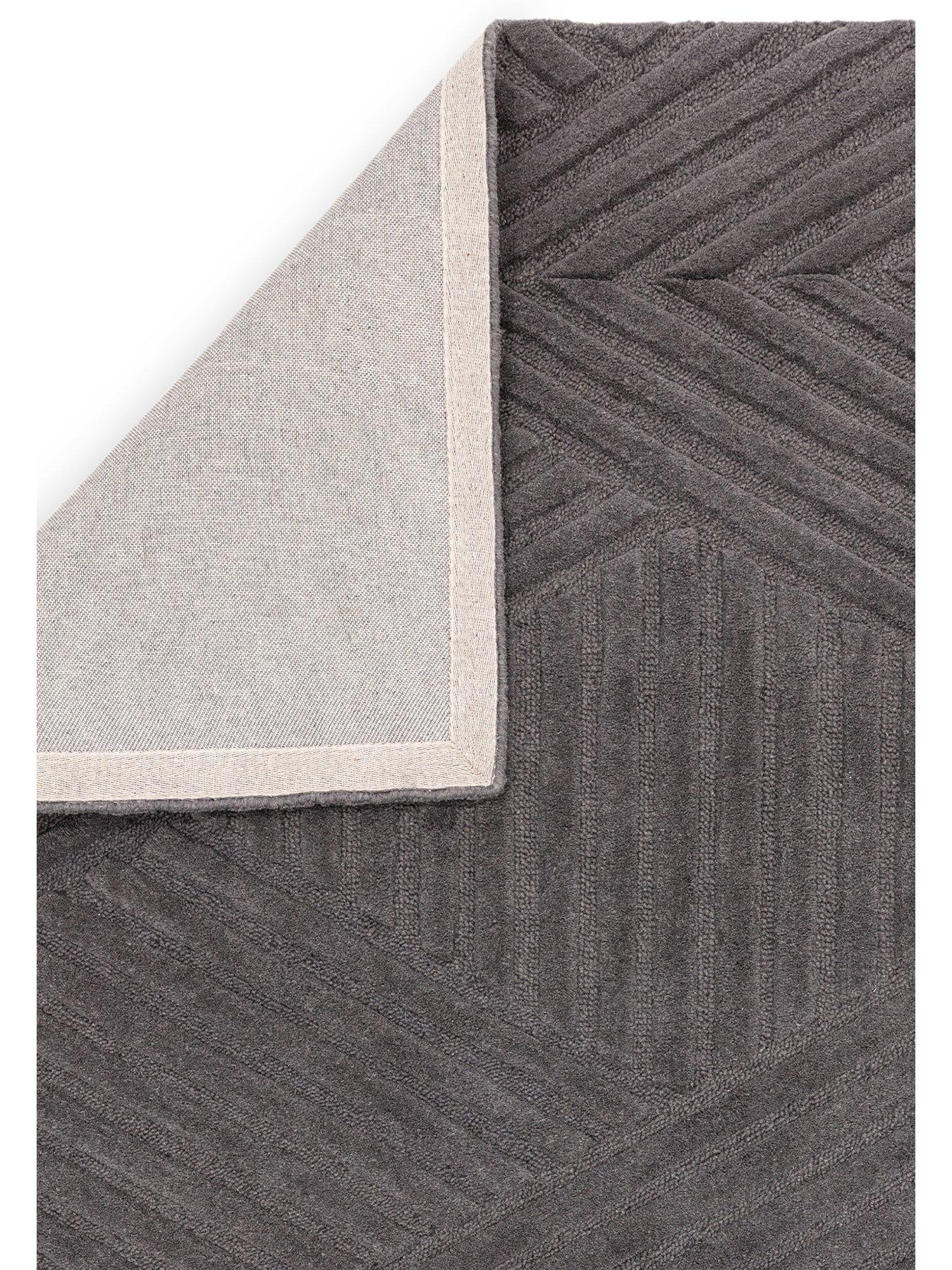 Image 5 of 6 of Asiatic Hague Rug - Charcoal