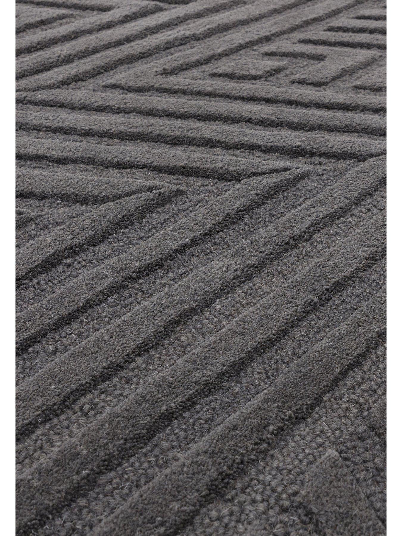 Image 6 of 6 of Asiatic Hague Rug - Charcoal