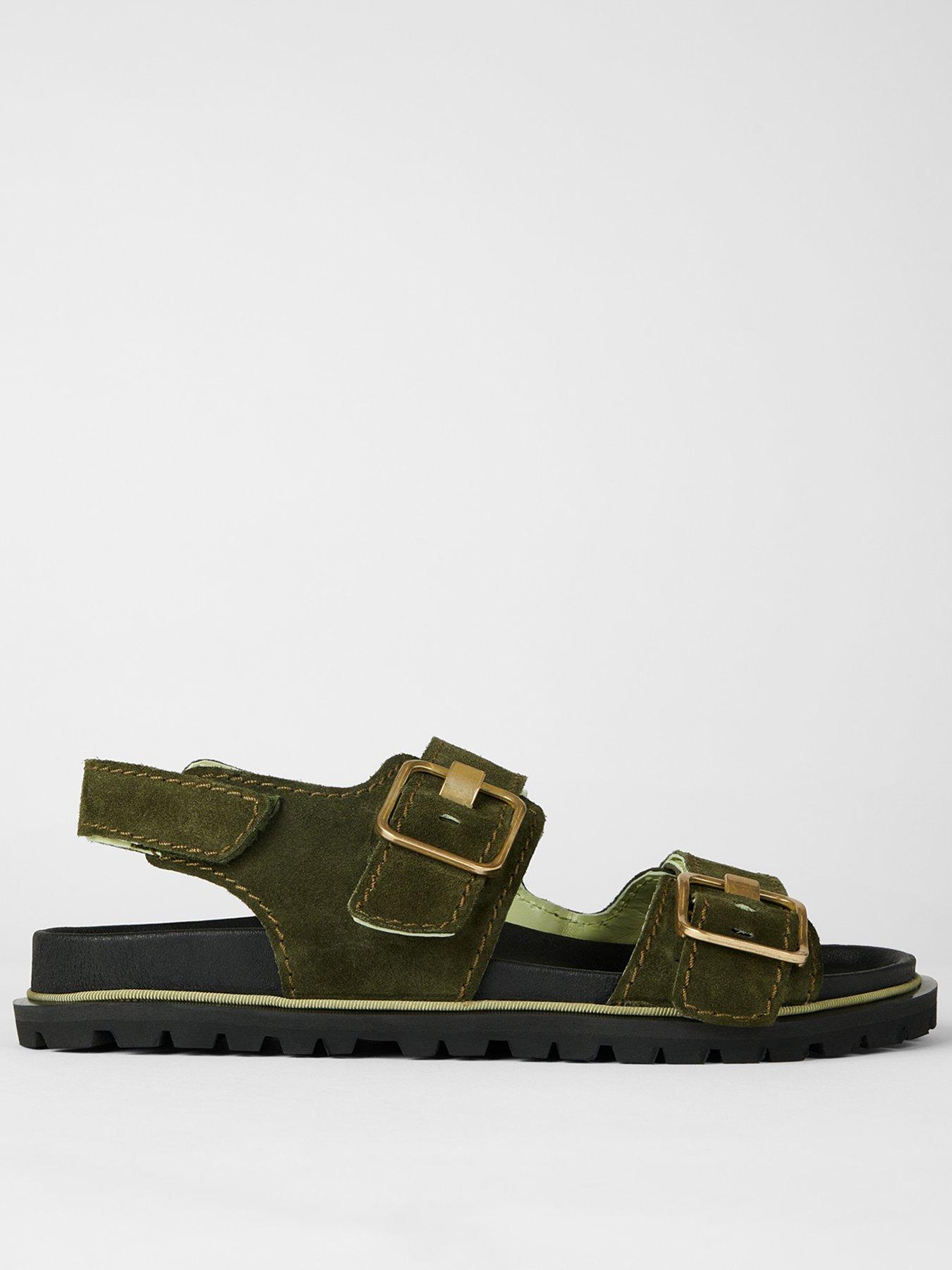 PS PAUL SMITH Womens Shoe Asola Sandals - Animal Print