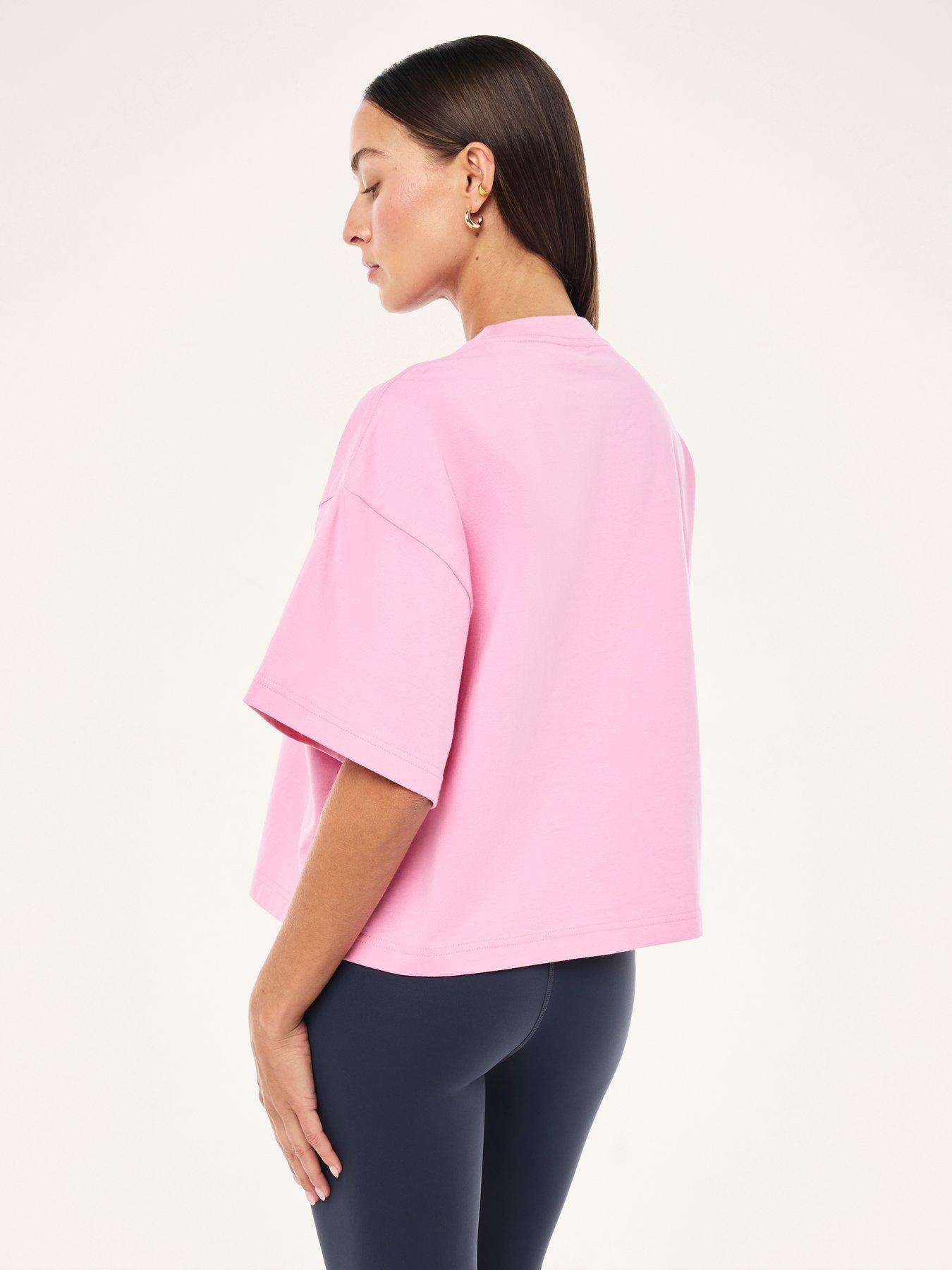 Image 2 of 4 of P.E Nation Womens Training Superfine Tee - Pink