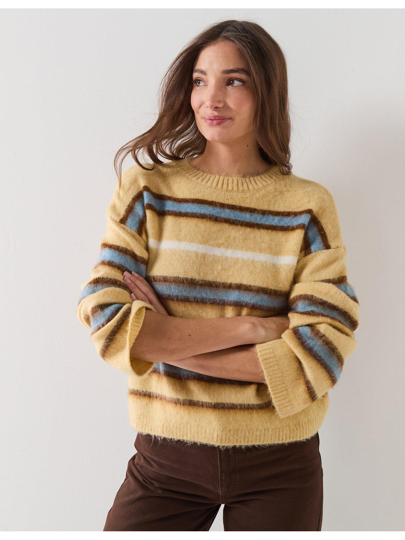 vero-moda-long-sleeve-striped-jumper-yellowfront