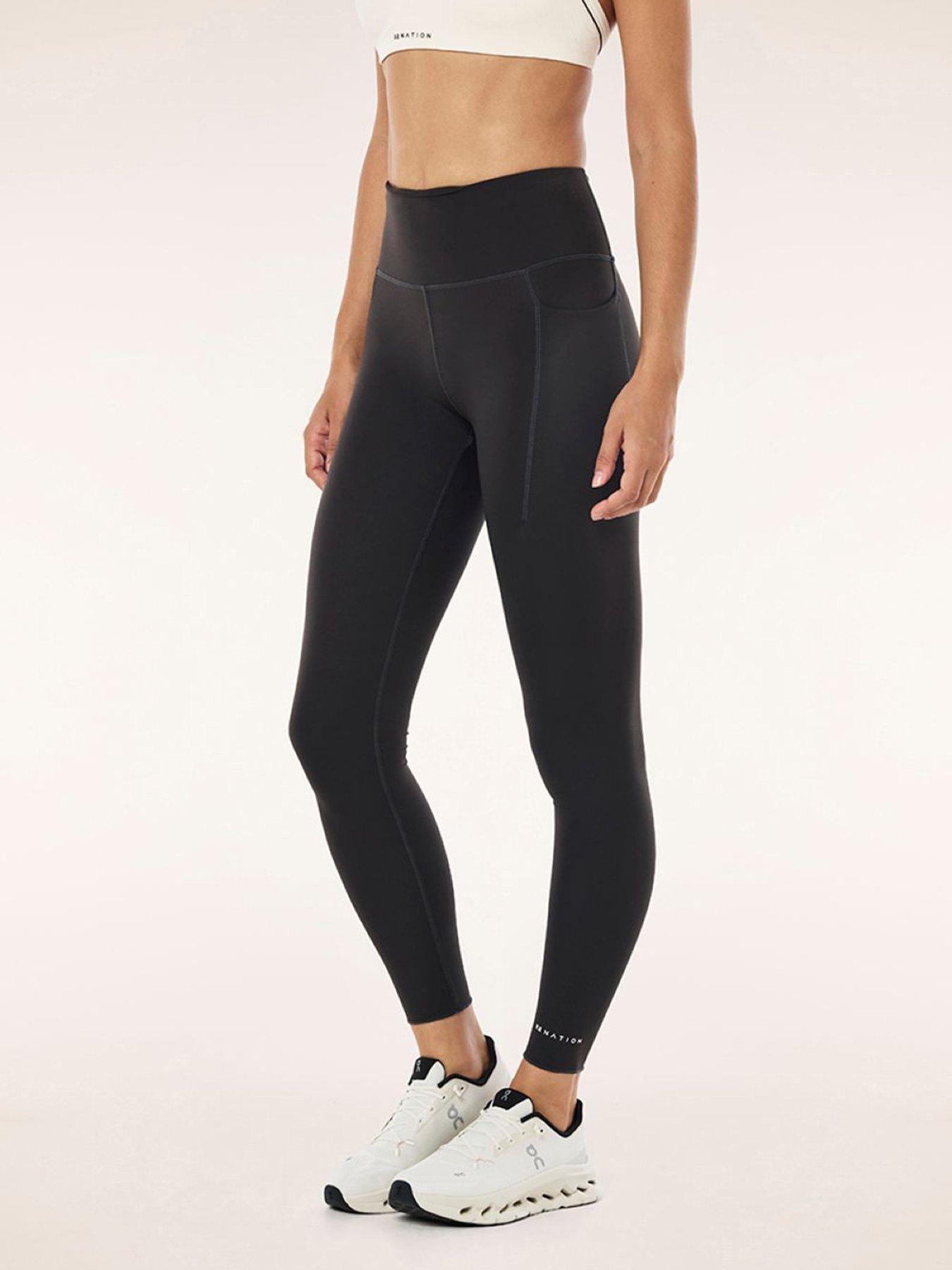 Image 1 of 5 of P.E Nation Womens Training Recalibrate Full Length Legging - Grey