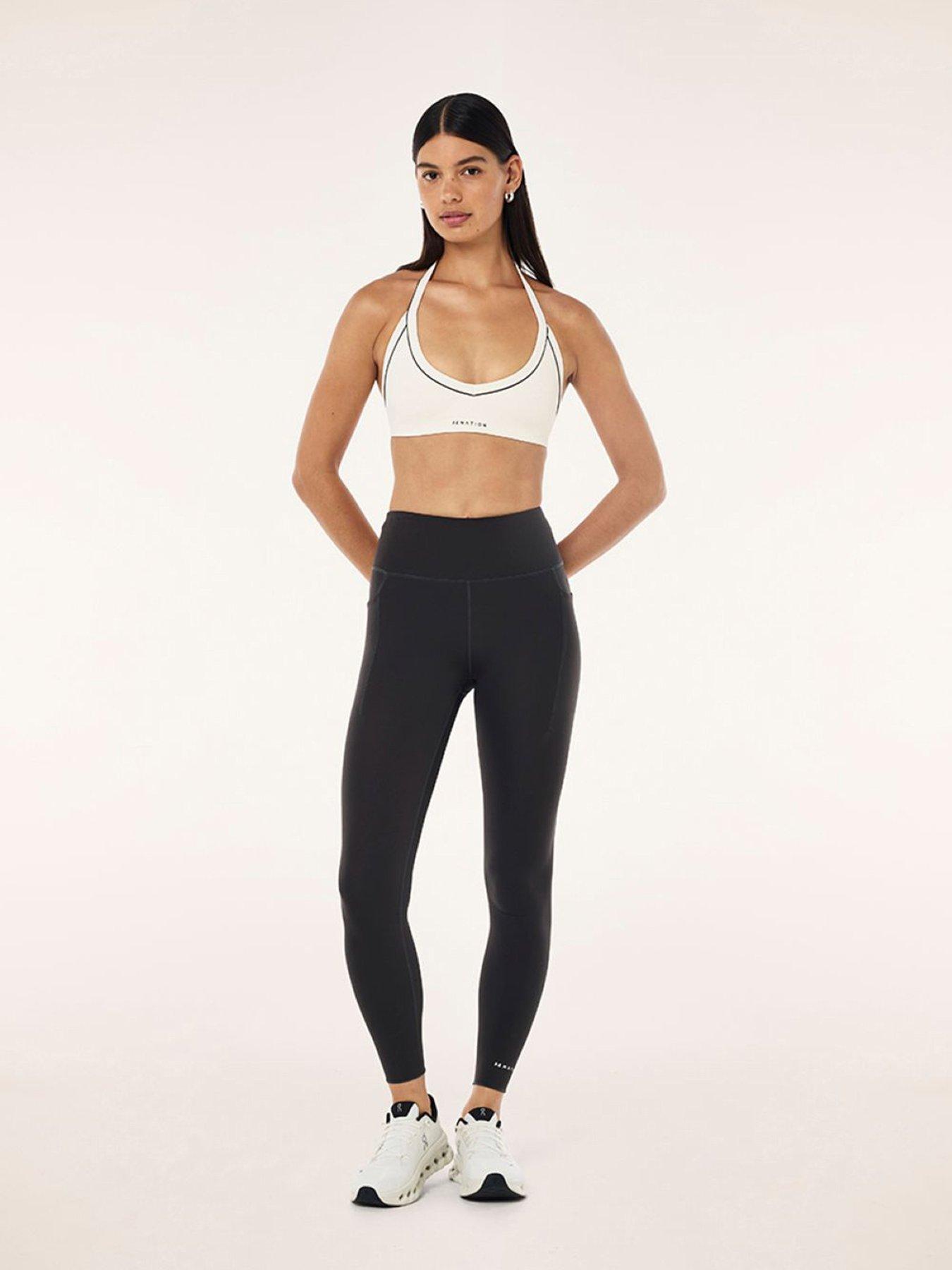 Image 3 of 5 of P.E Nation Womens Training Recalibrate Full Length Legging - Grey