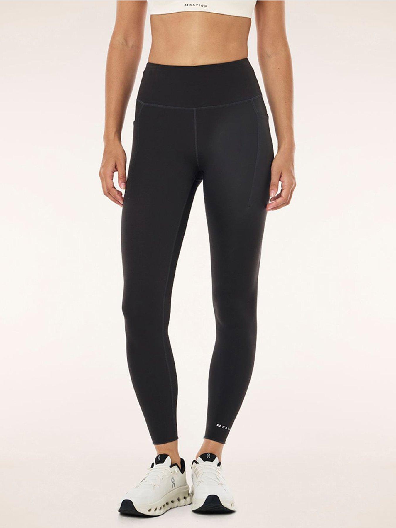 Image 4 of 5 of P.E Nation Womens Training Recalibrate Full Length Legging - Grey