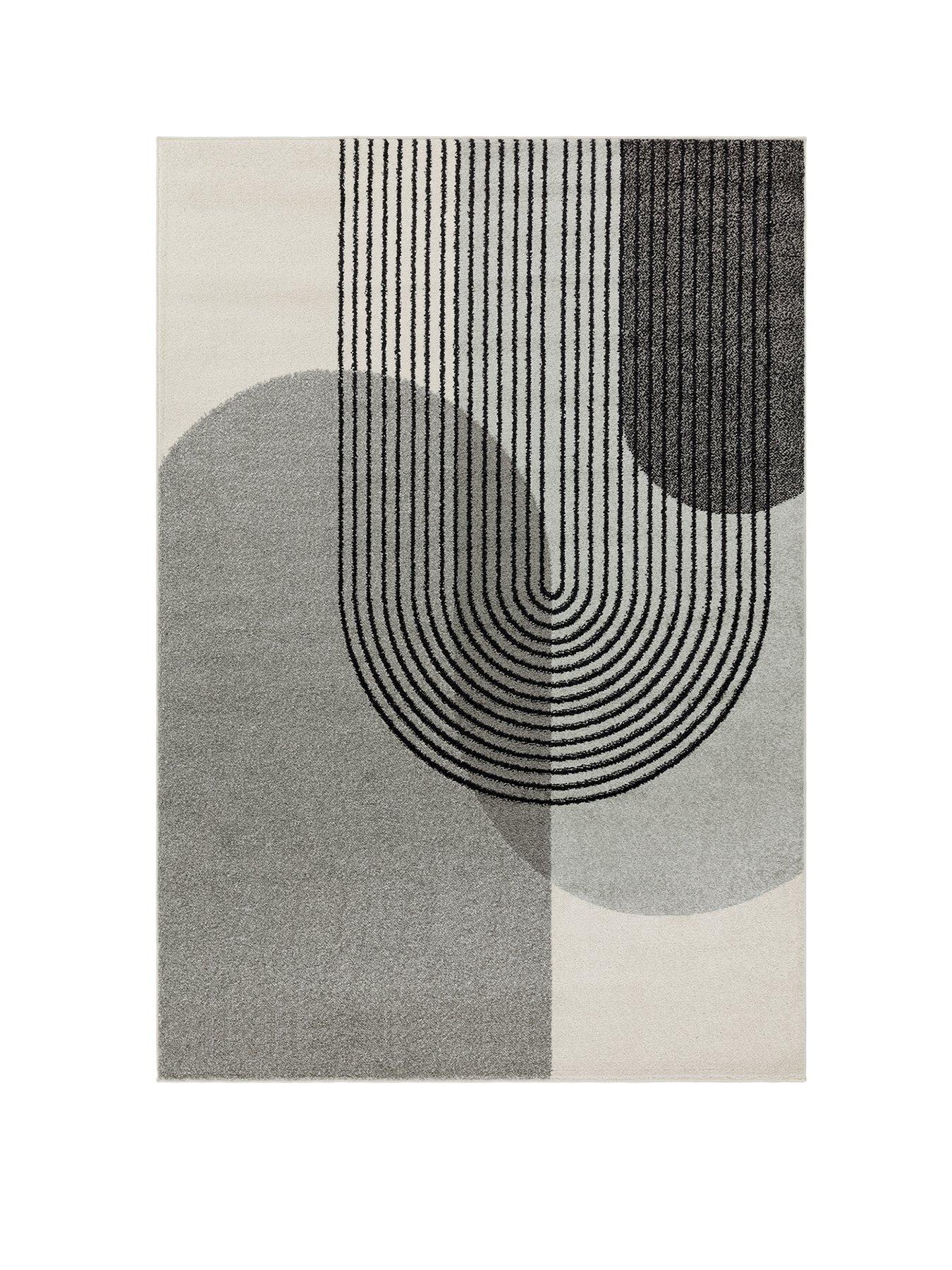 Image 2 of 6 of Asiatic Muse Grey Retro120x170